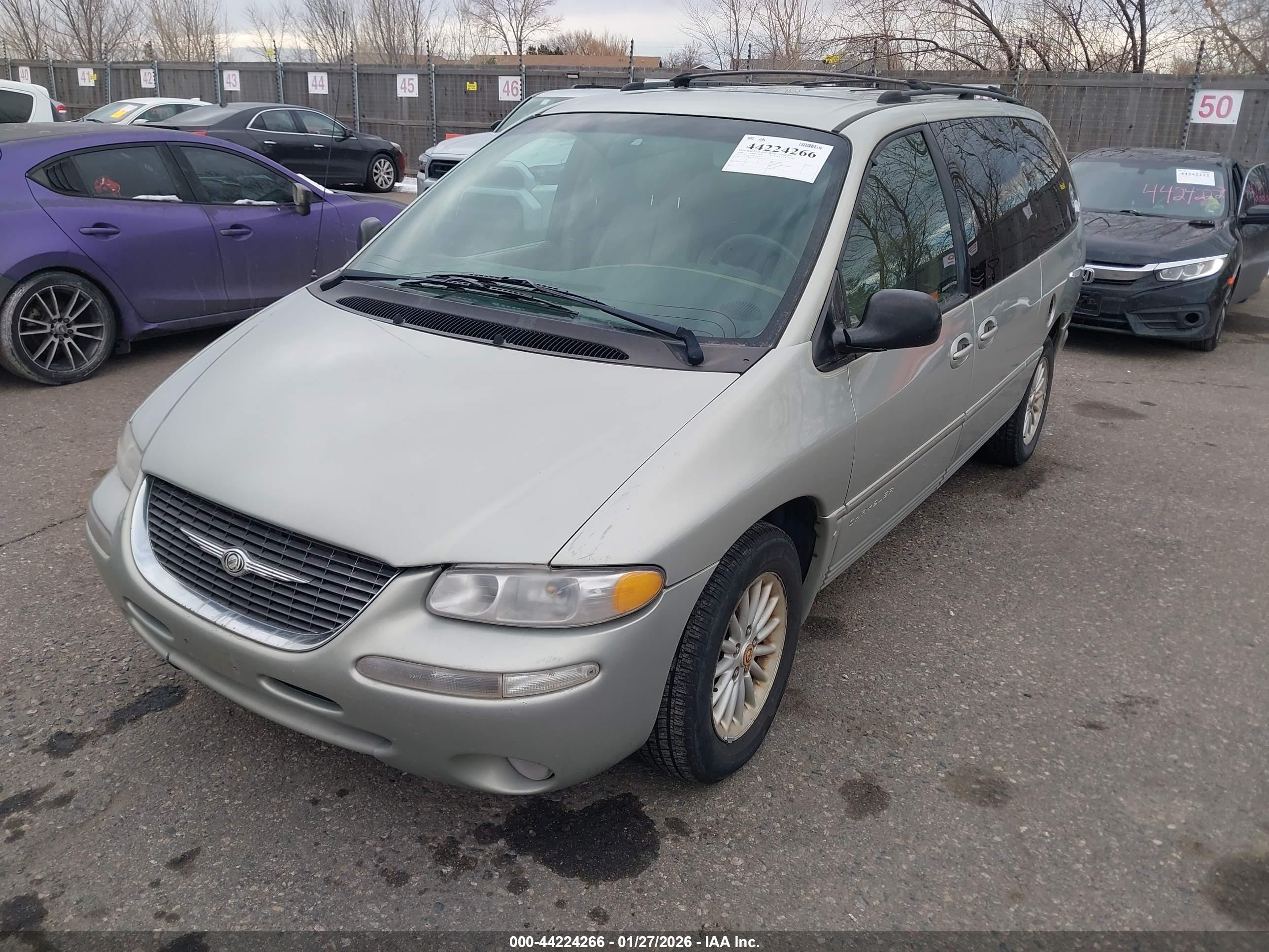 1999 Chrysler Town & Country Lx Gold vin: 1C4GP54L7XB914546