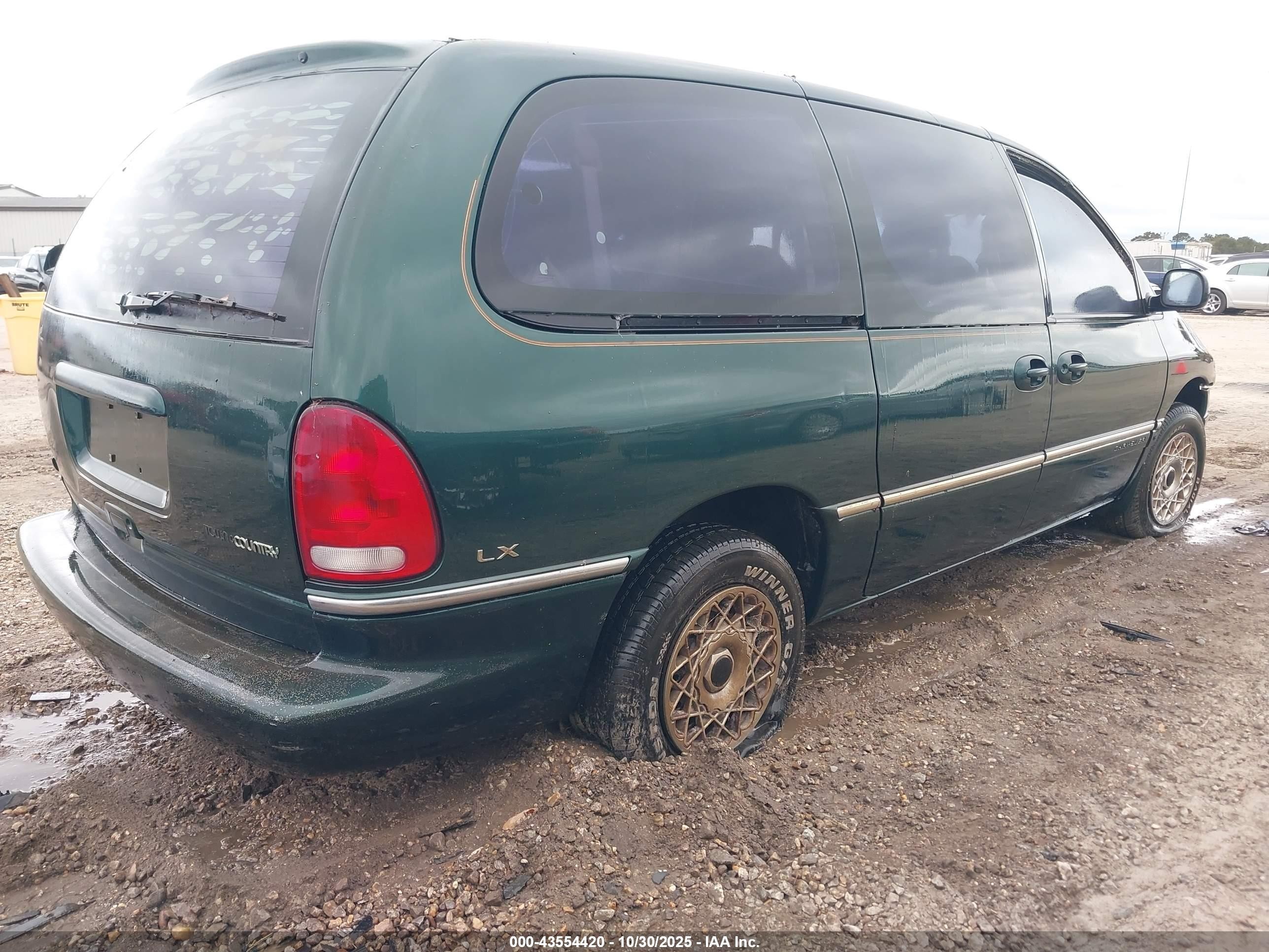1997 Chrysler Town & Country Lx Green vin: 1C4GP54R3VB283070