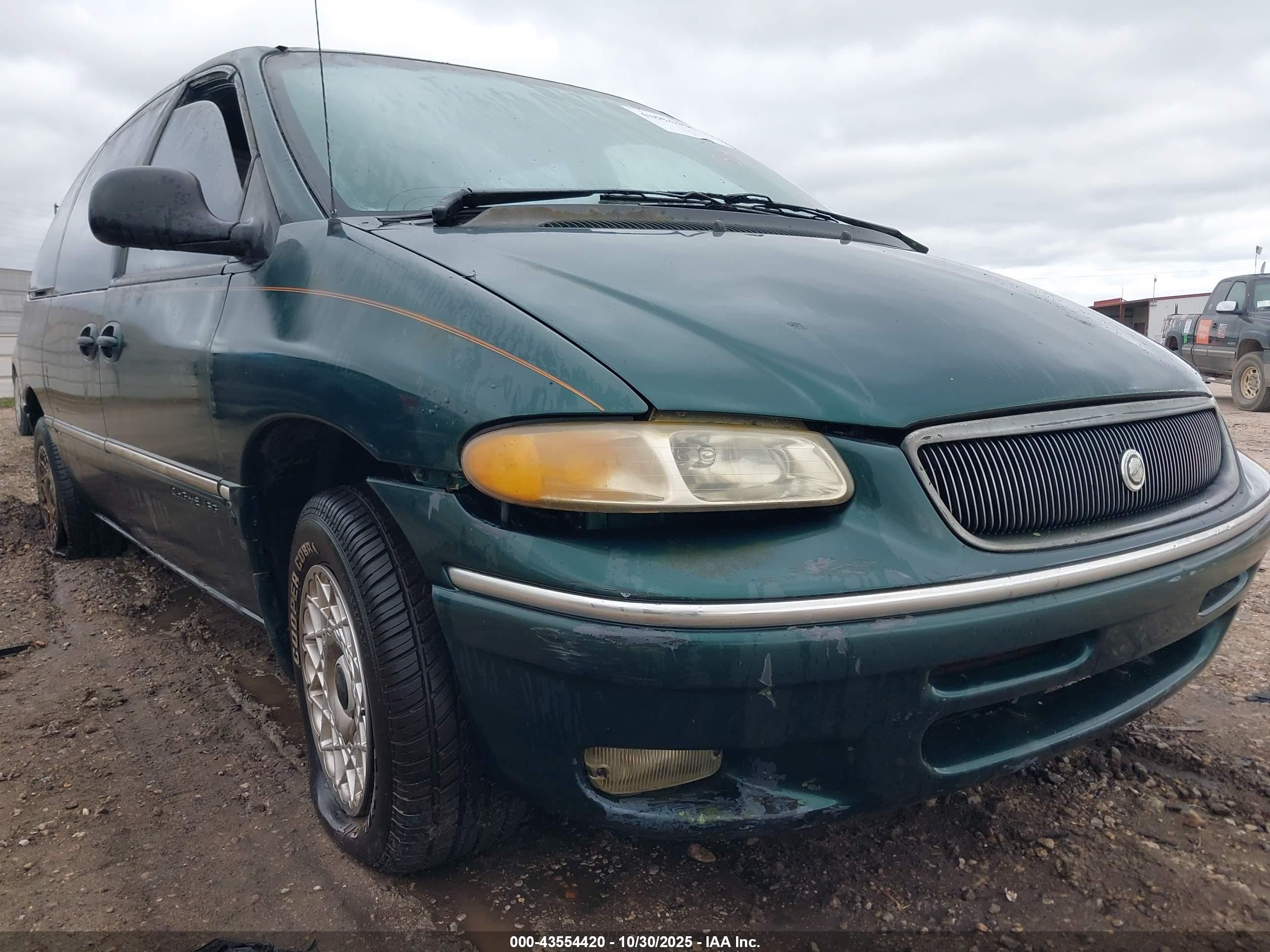 1997 Chrysler Town & Country Lx Green vin: 1C4GP54R3VB283070
