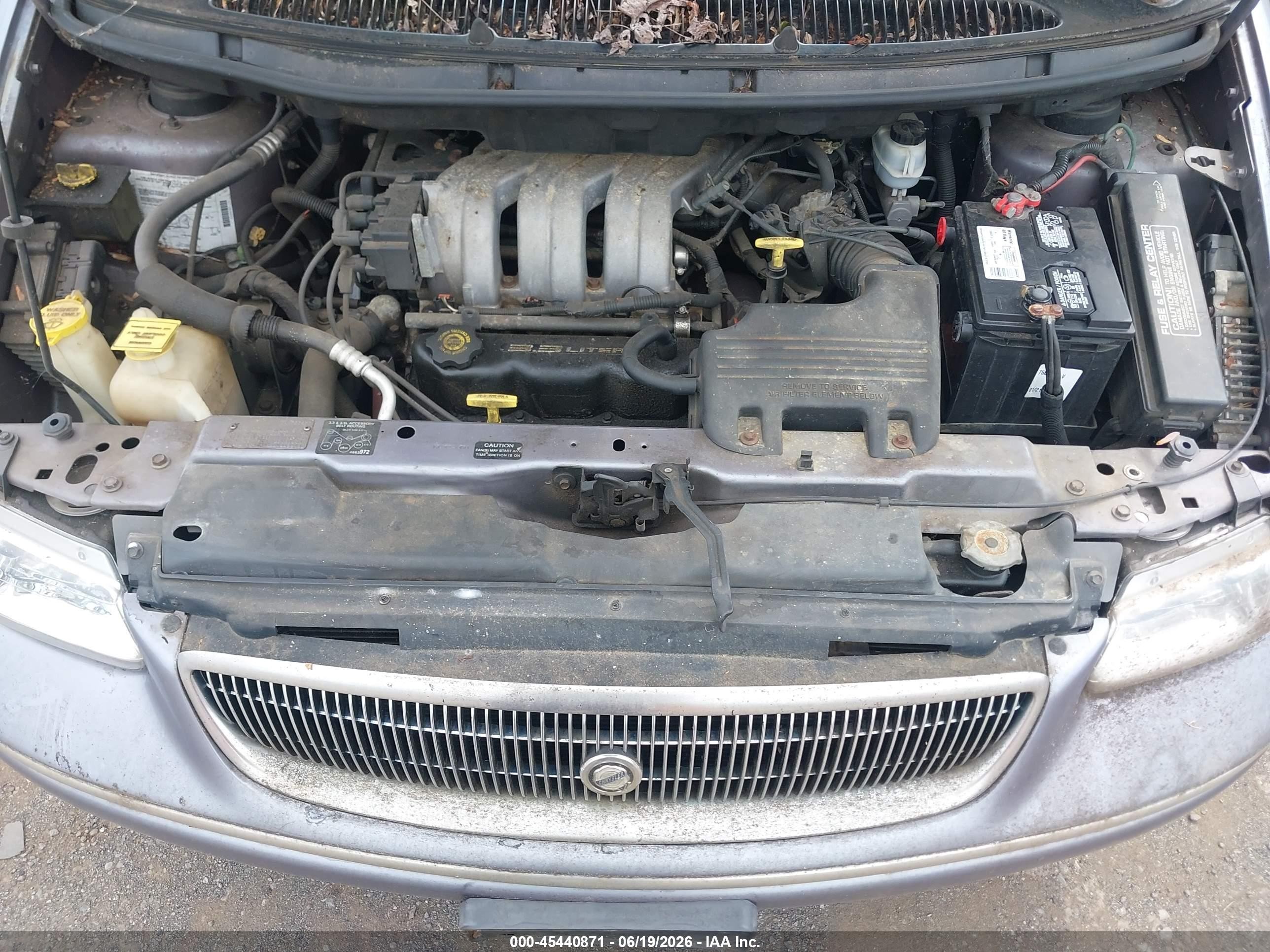 1997 Chrysler Town & Country Lx Серый vin: 1C4GP54RXVB436480