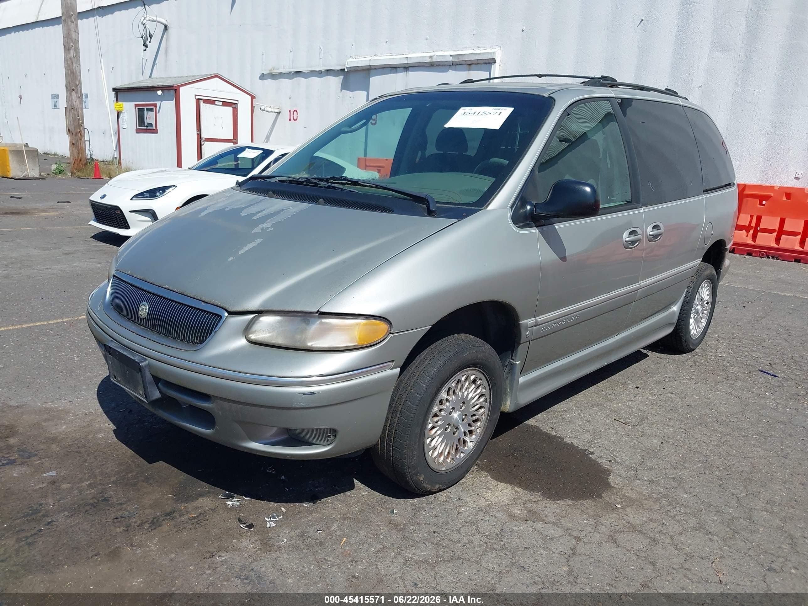 1997 Chrysler Town & Country Sx Серебряный vin: 1C4GP55L1VB314505