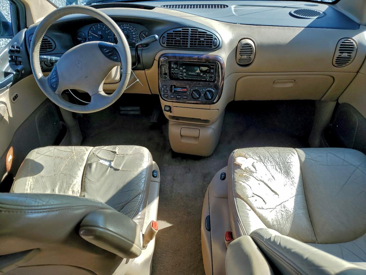 1998 Chrysler Town & Country Lxi Green vin: 1C4GP64L0WB538051