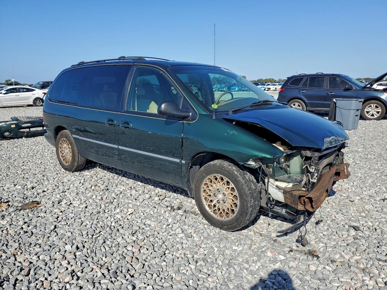 1998 Chrysler Town & Country Lxi Green vin: 1C4GP64L0WB538051