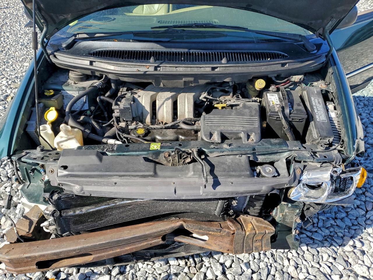 1998 Chrysler Town & Country Lxi Green vin: 1C4GP64L0WB538051