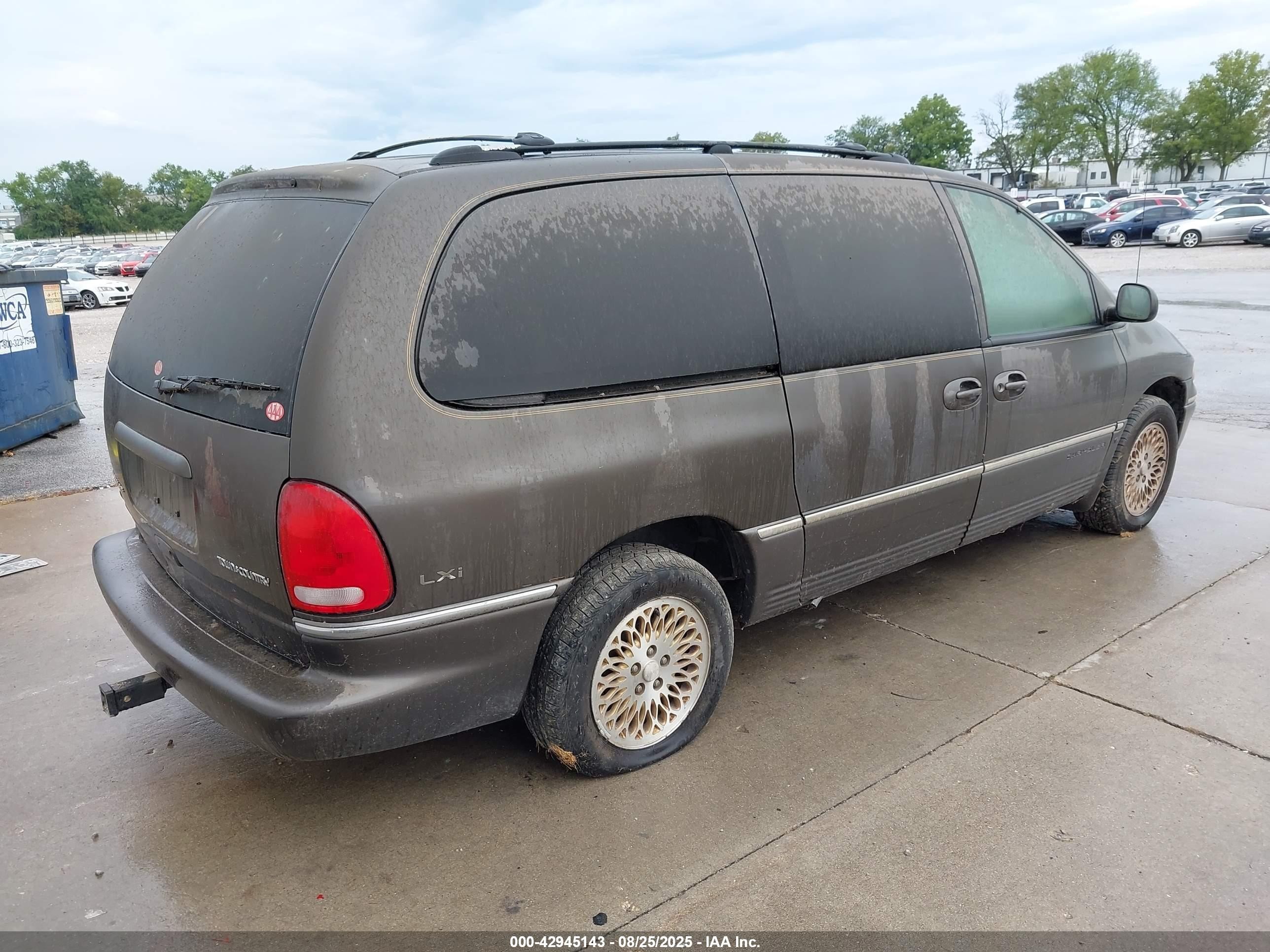 1997 Chrysler Town & Country Lxi Brown vin: 1C4GP64L3VB343186