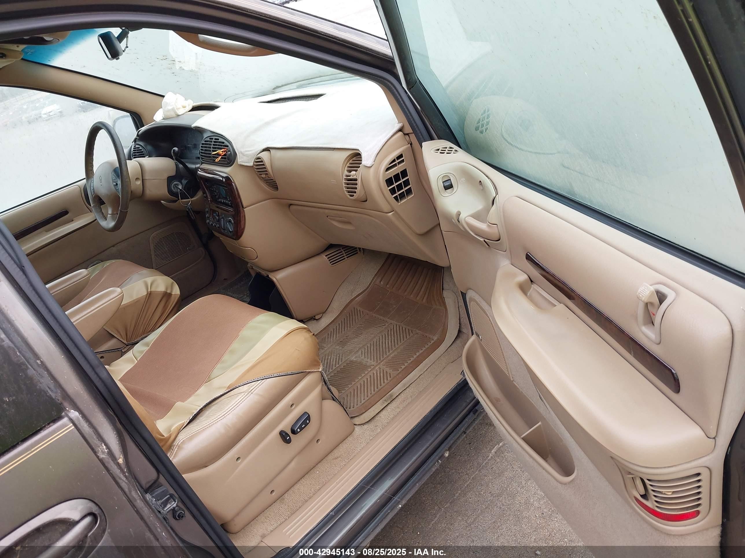 1997 Chrysler Town & Country Lxi Brown vin: 1C4GP64L3VB343186