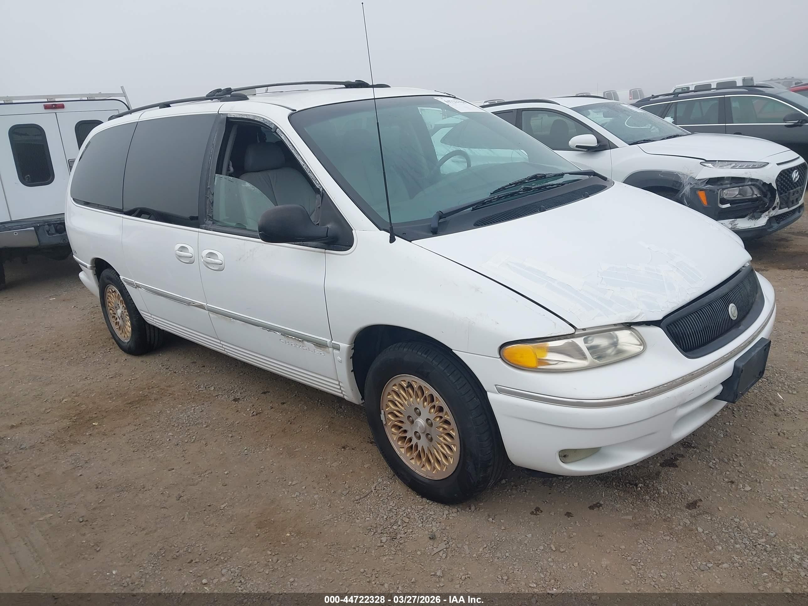 1996 Chrysler Town & Country Lxi White vin: 1C4GP64L5TB159641
