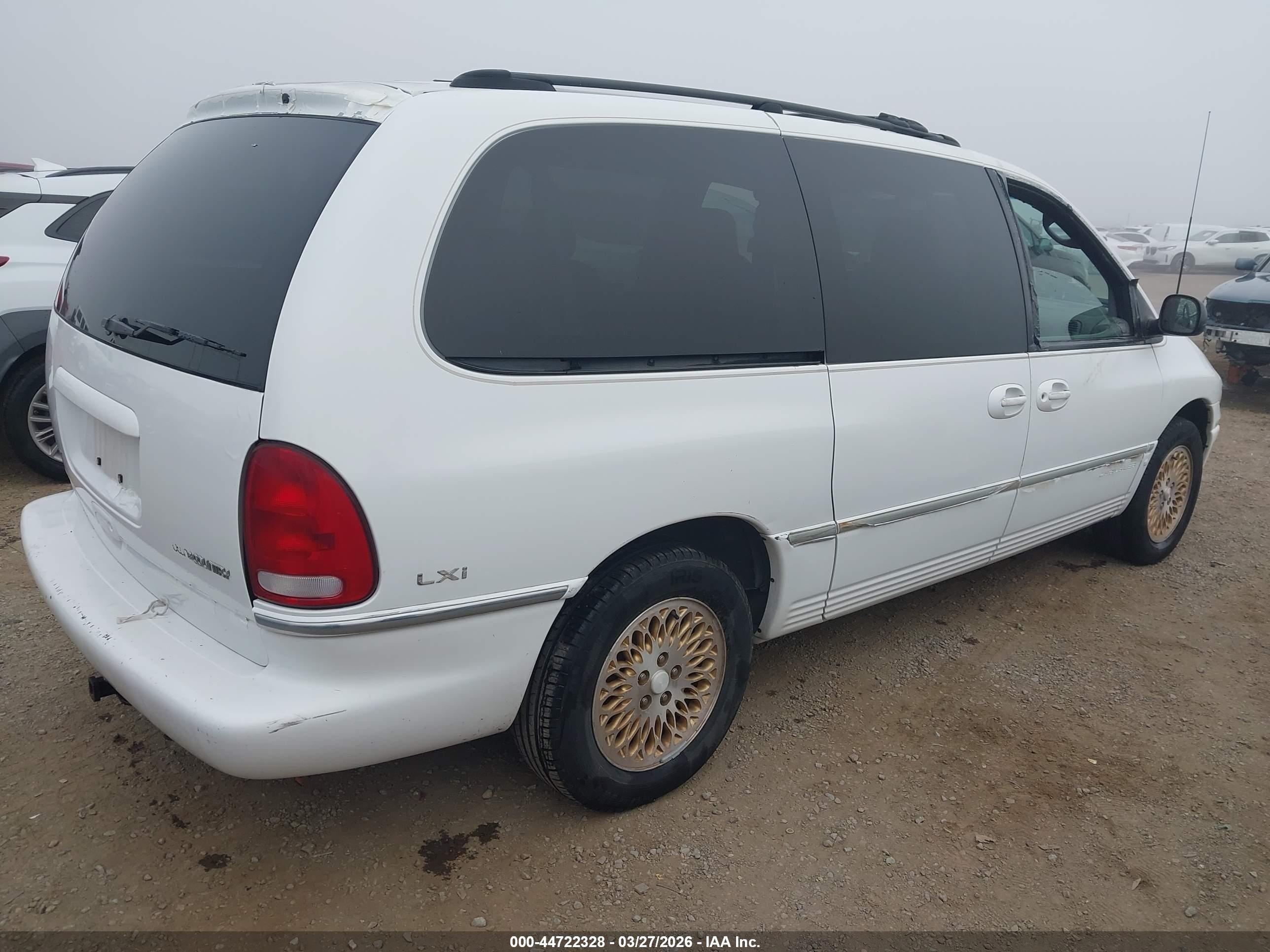 1996 Chrysler Town & Country Lxi White vin: 1C4GP64L5TB159641