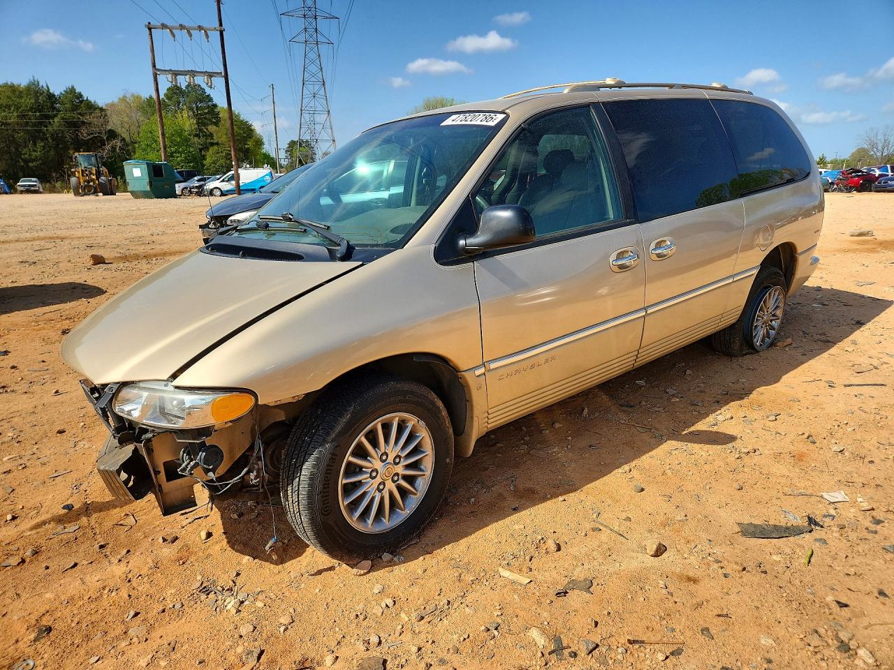 2000 Chrysler Town & Country Limited Gold vin: 1C4GP64L5YB712991