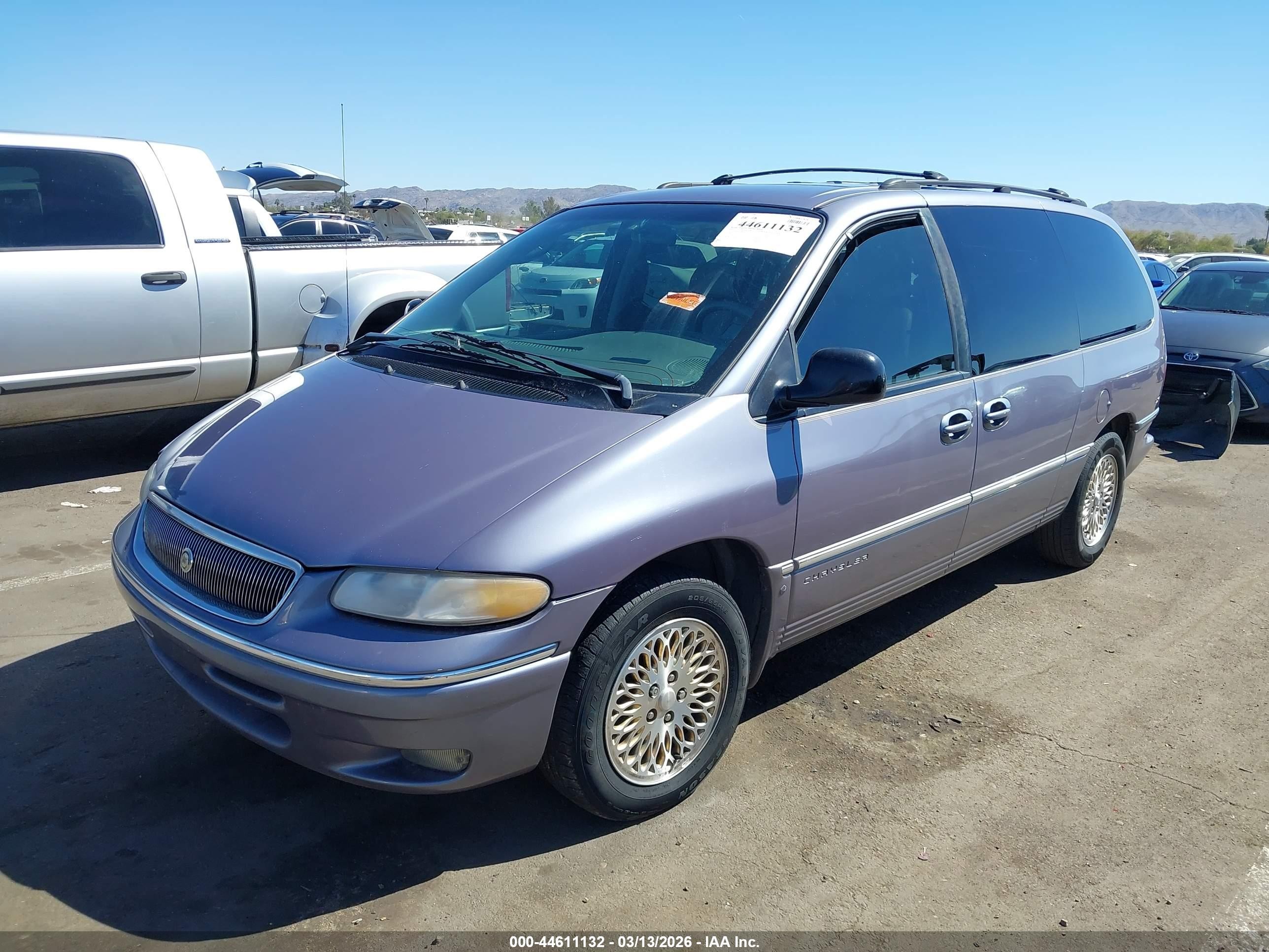 1997 Chrysler Town & Country Lxi Light Blue vin: 1C4GP64L7VB343451