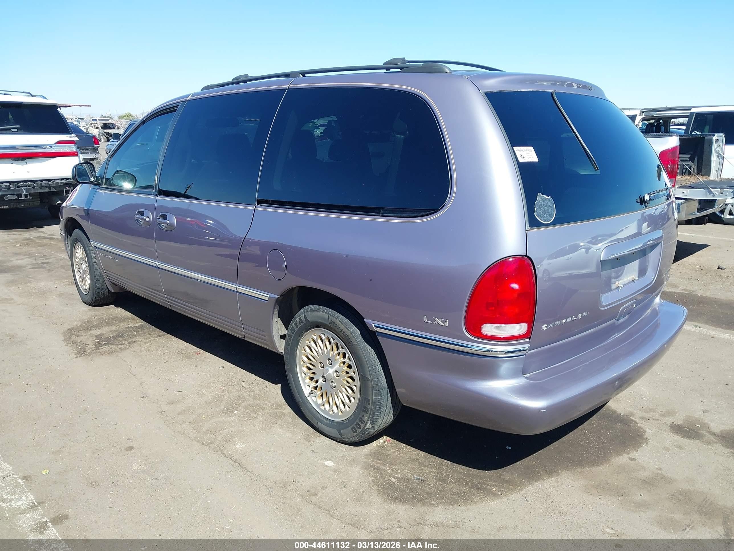 1997 Chrysler Town & Country Lxi Light Blue vin: 1C4GP64L7VB343451