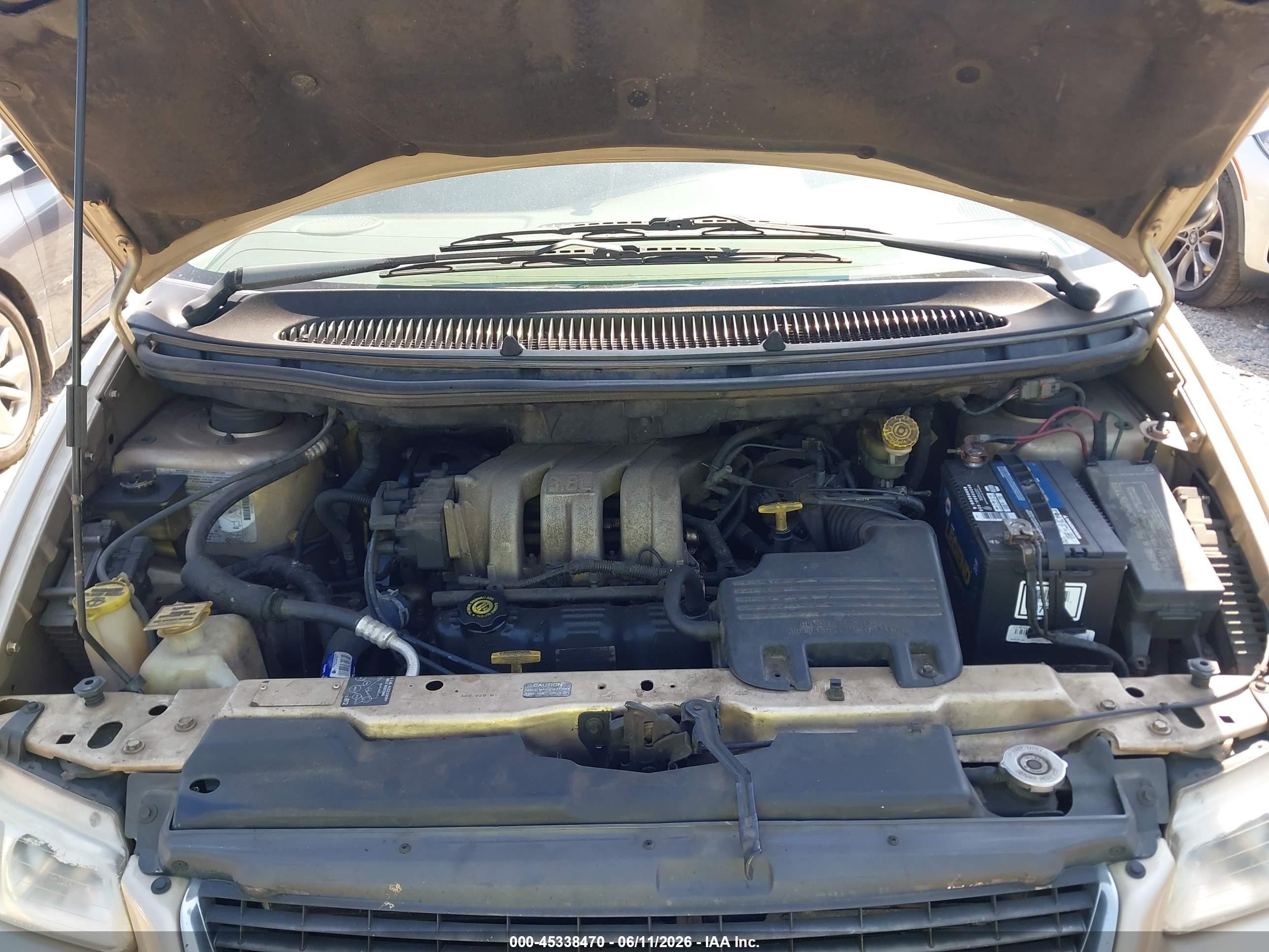 1999 Chrysler Town & Country Limited Желто-коричневый vin: 1C4GP64L7XB821659