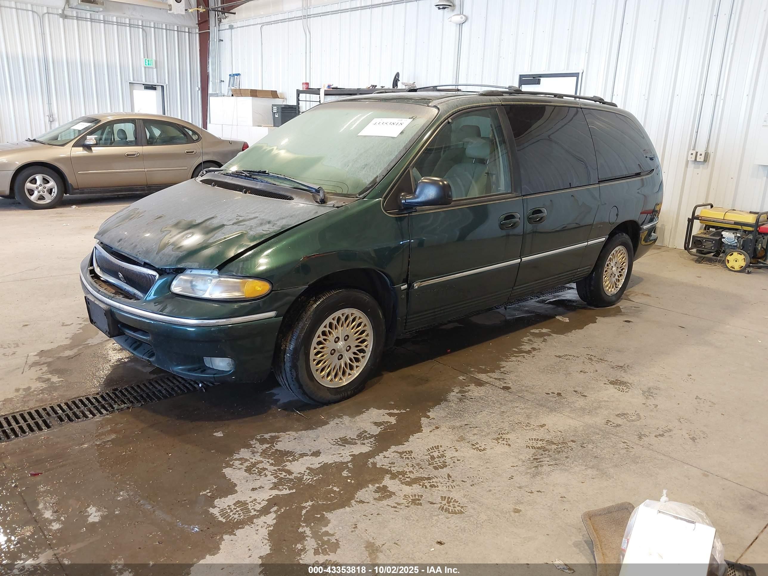 1997 Chrysler Town & Country Lxi Green vin: 1C4GP64L8VB399043