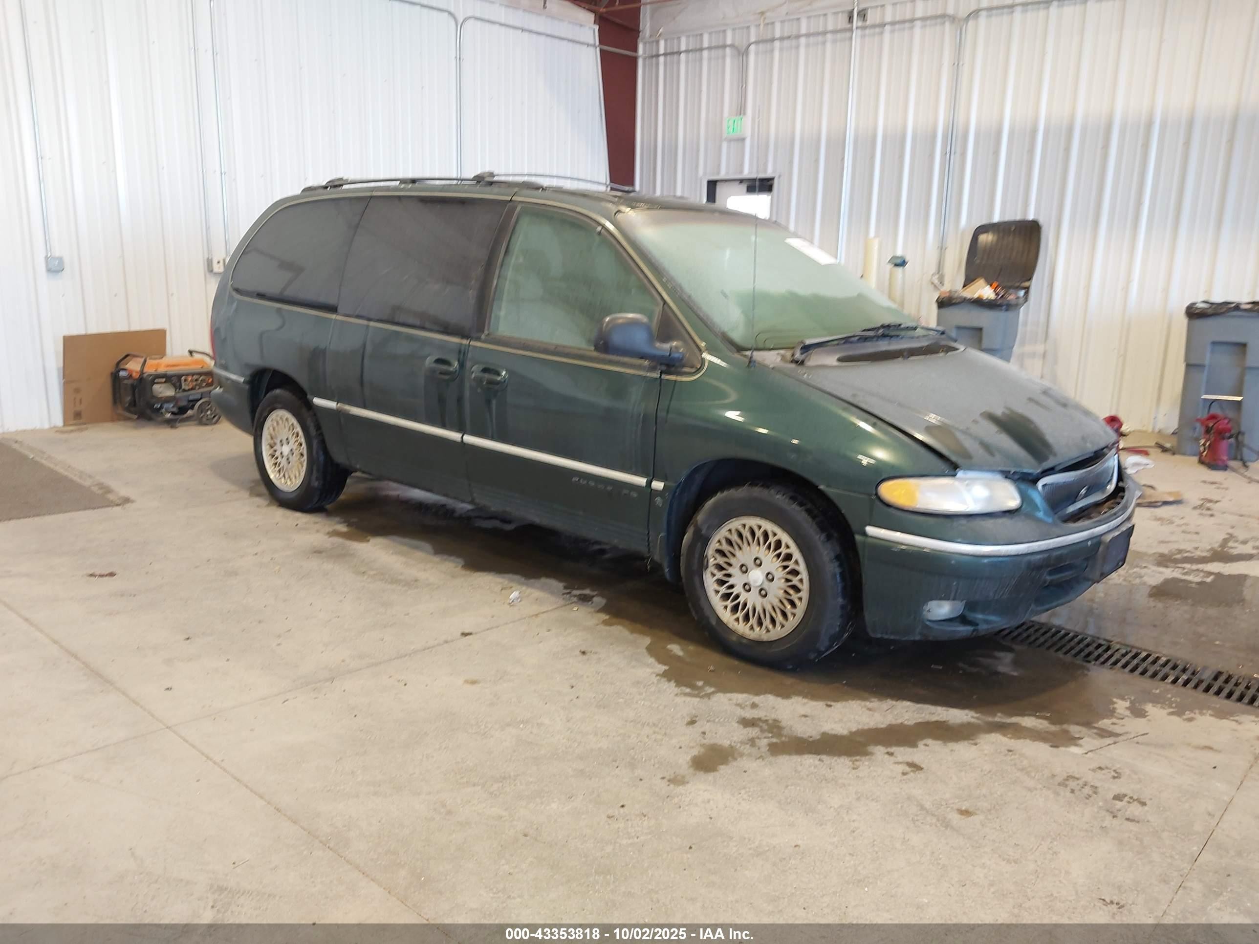 1997 Chrysler Town & Country Lxi Зеленый vin: 1C4GP64L8VB399043