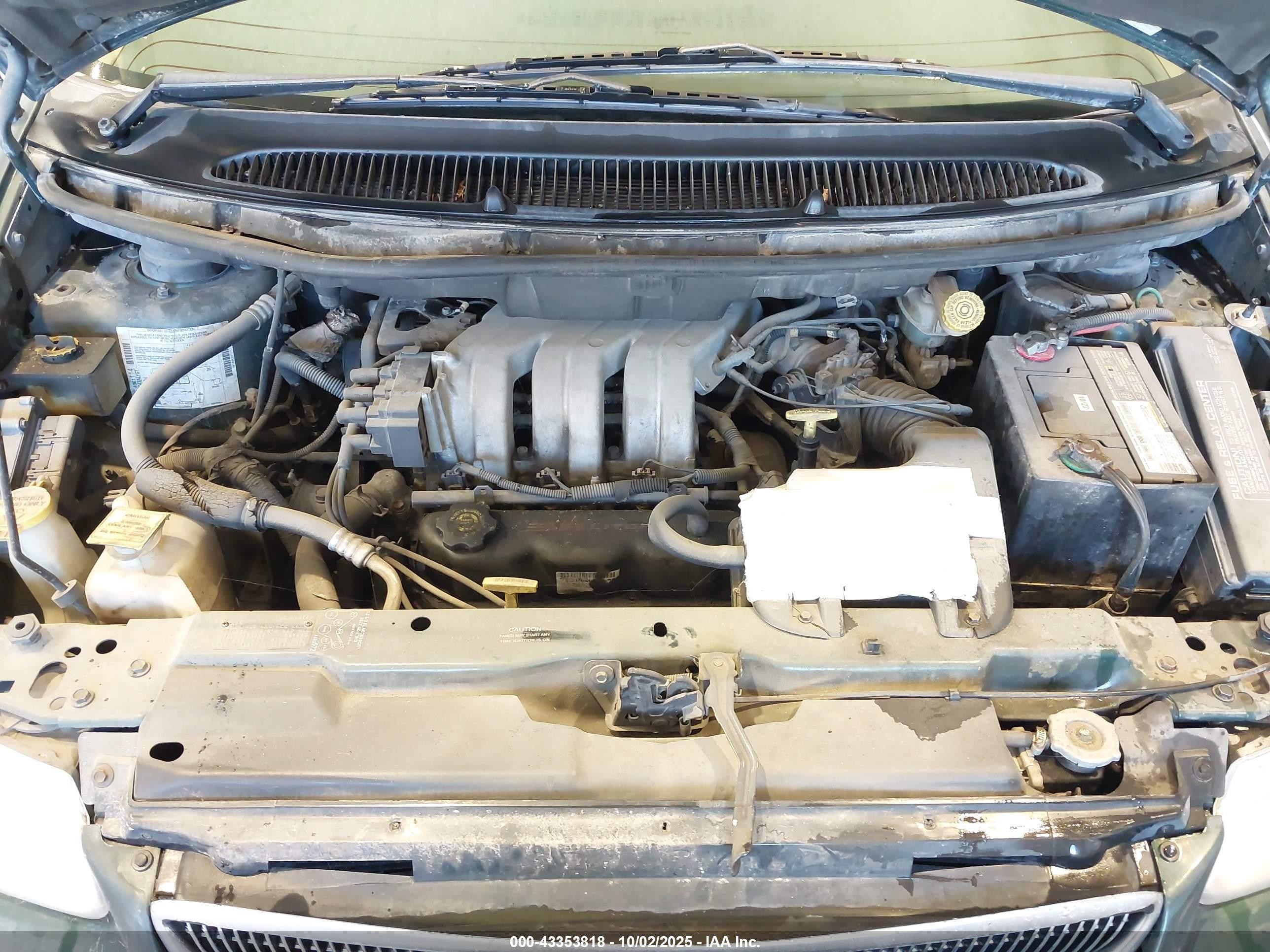 1997 Chrysler Town & Country Lxi Green vin: 1C4GP64L8VB399043
