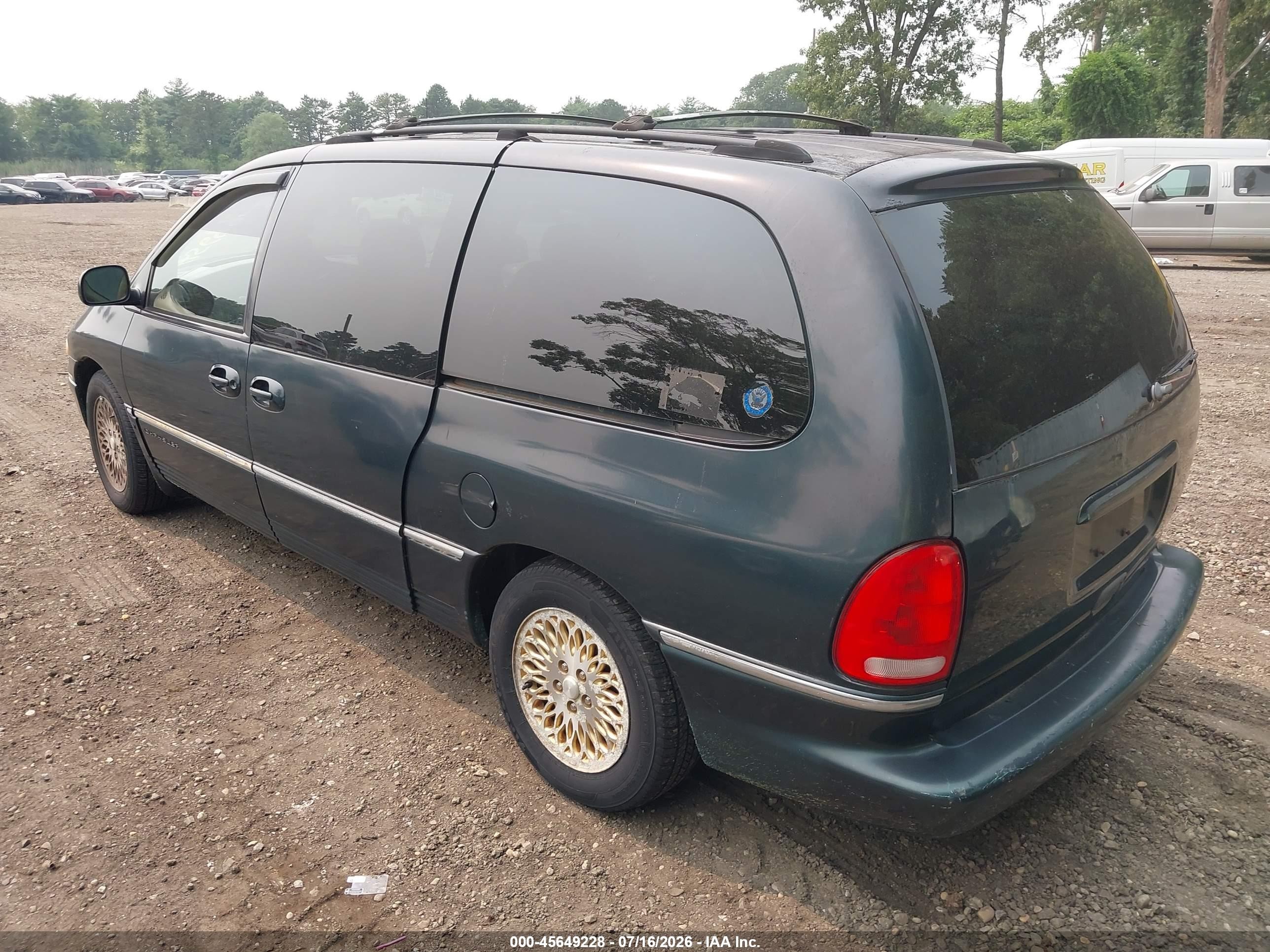 1997 Chrysler Town & Country Lxi Зеленый vin: 1C4GP64L9VB363524