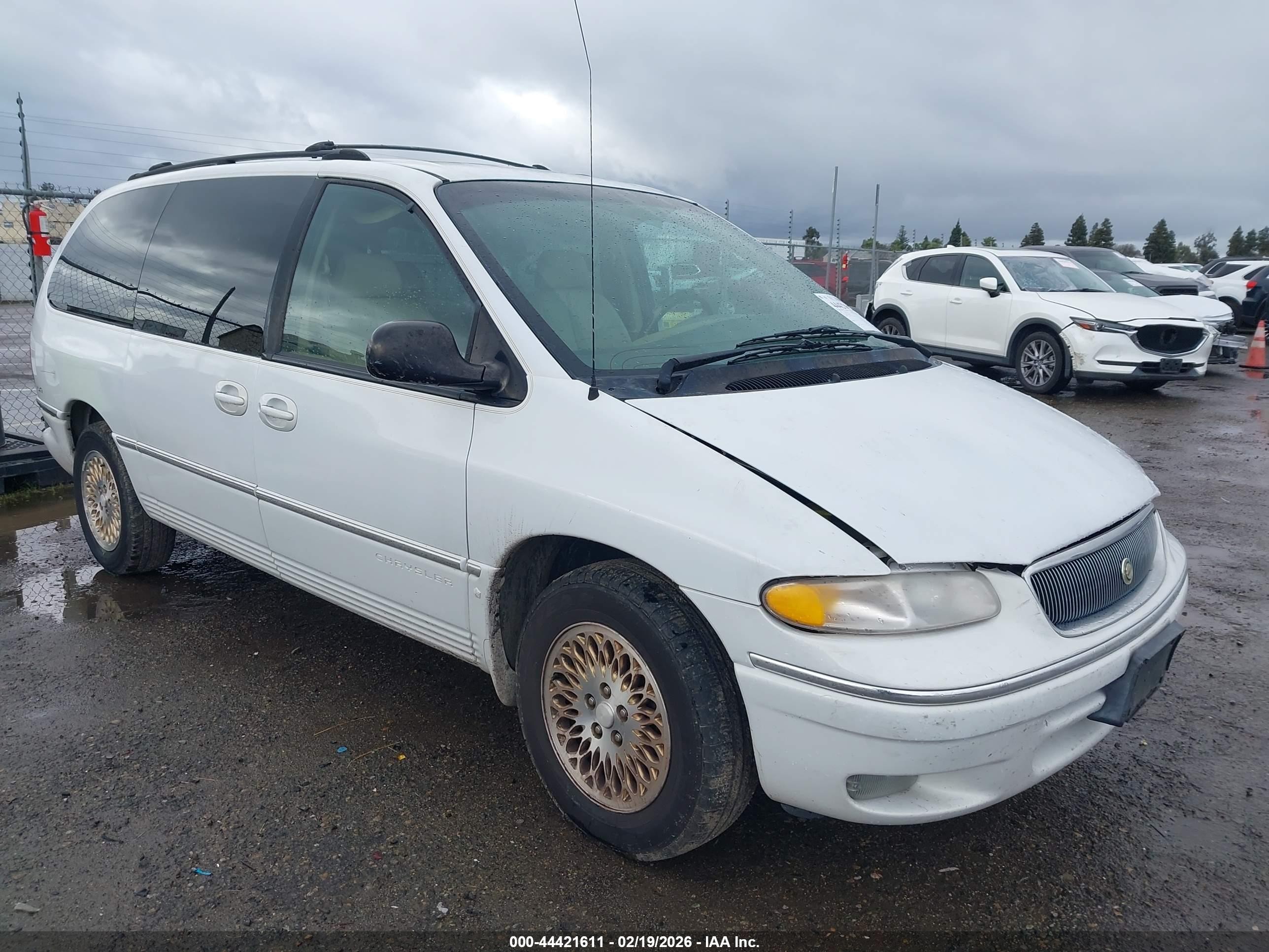 1997 Chrysler Town & Country Lxi Белый vin: 1C4GP64L9VB406470