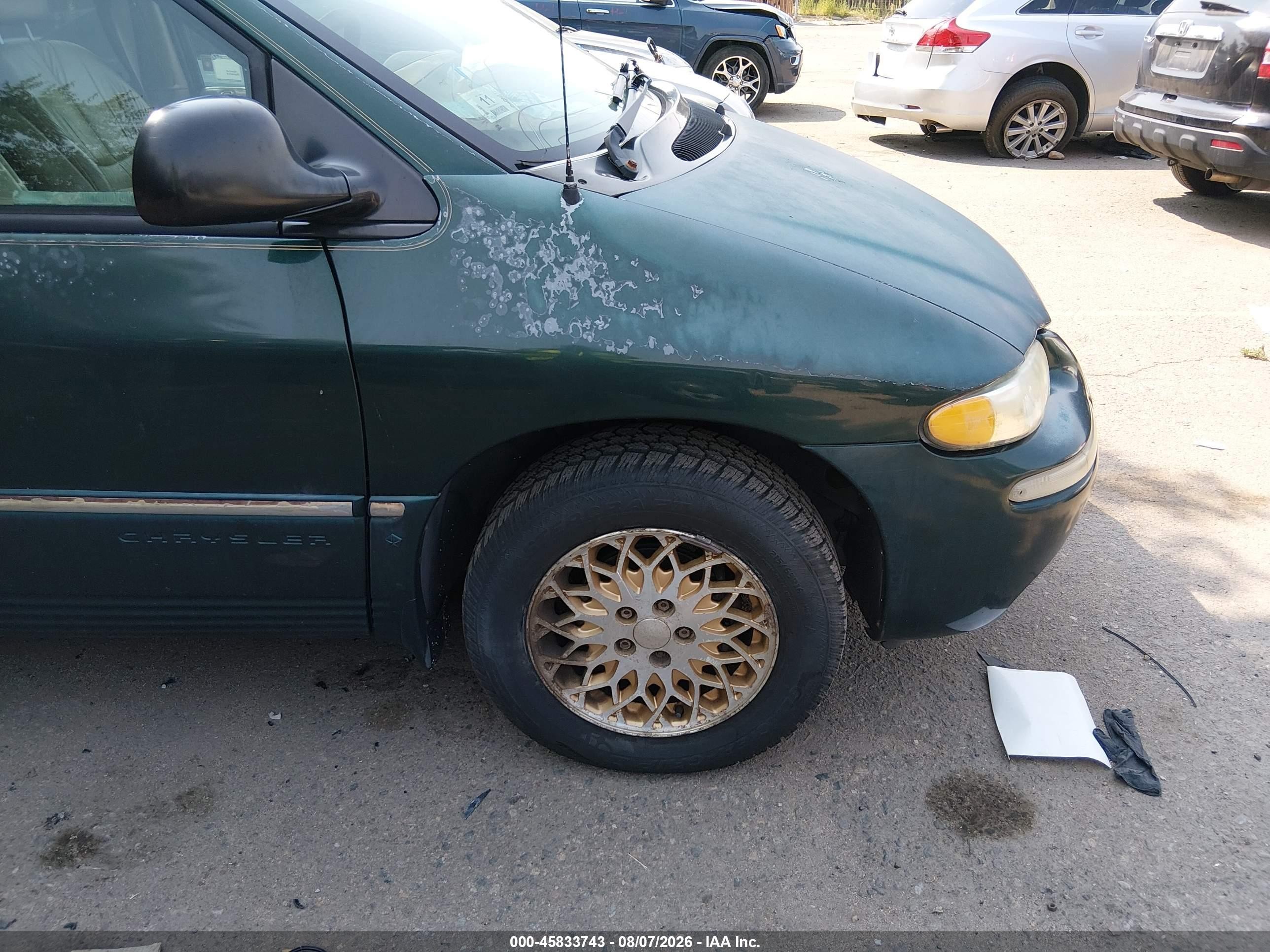 1998 Chrysler Town & Country Lxi Green vin: 1C4GP64LXWB652011