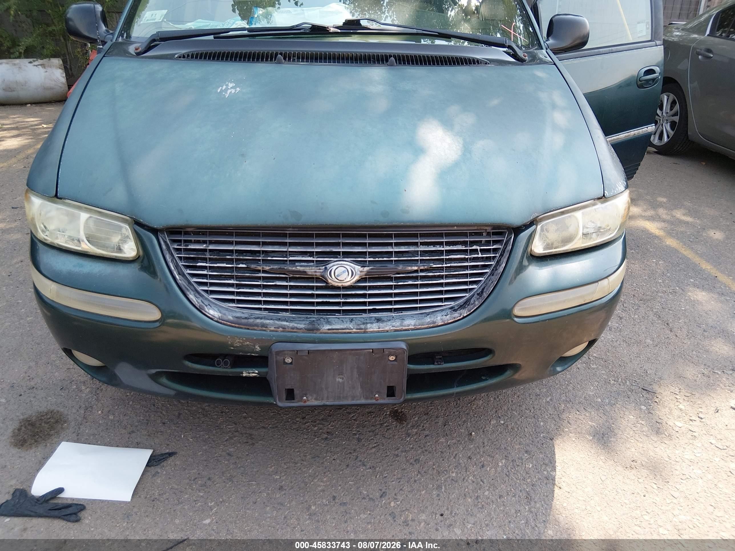1998 Chrysler Town & Country Lxi Green vin: 1C4GP64LXWB652011