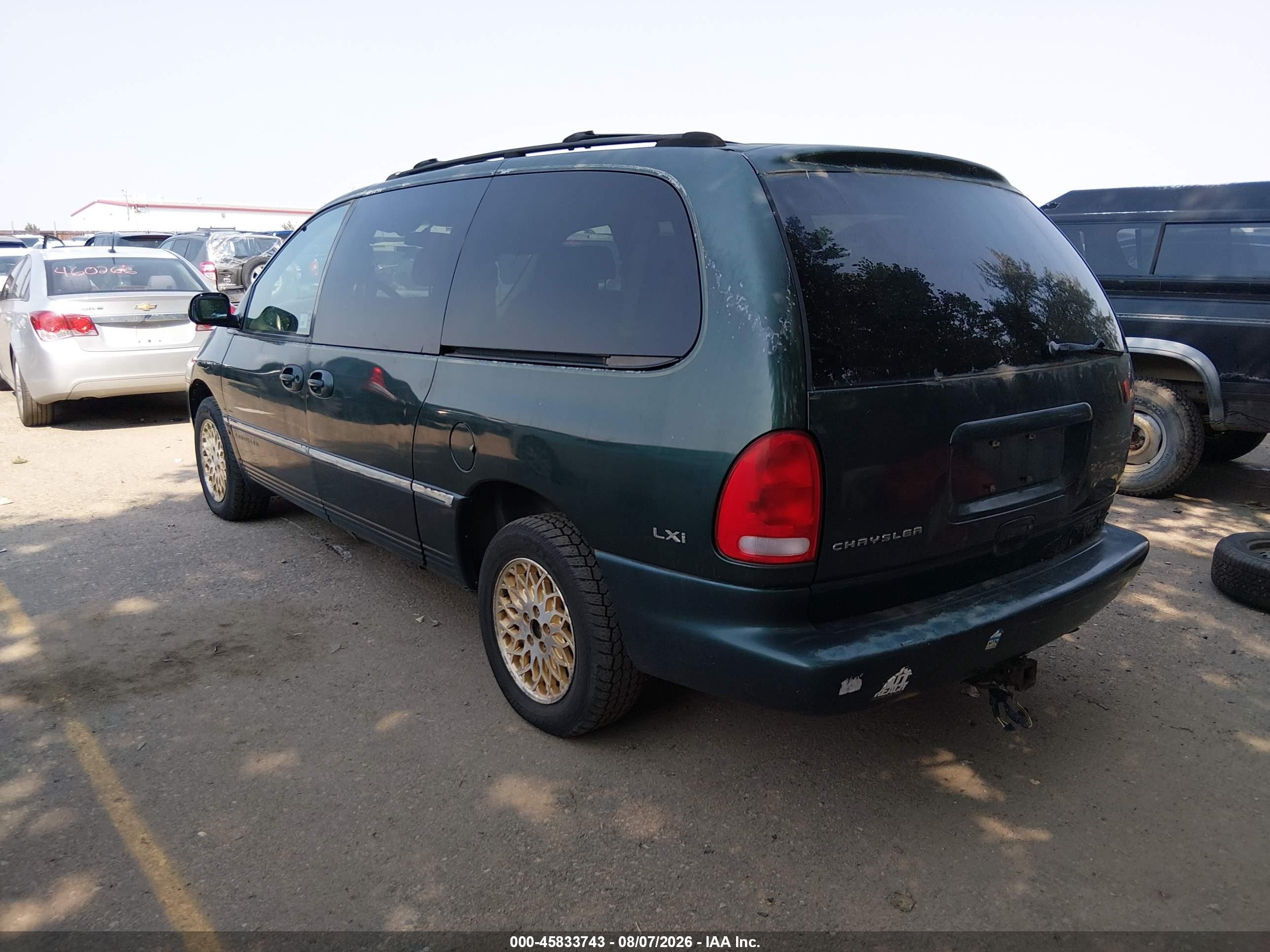 1998 Chrysler Town & Country Lxi Green vin: 1C4GP64LXWB652011