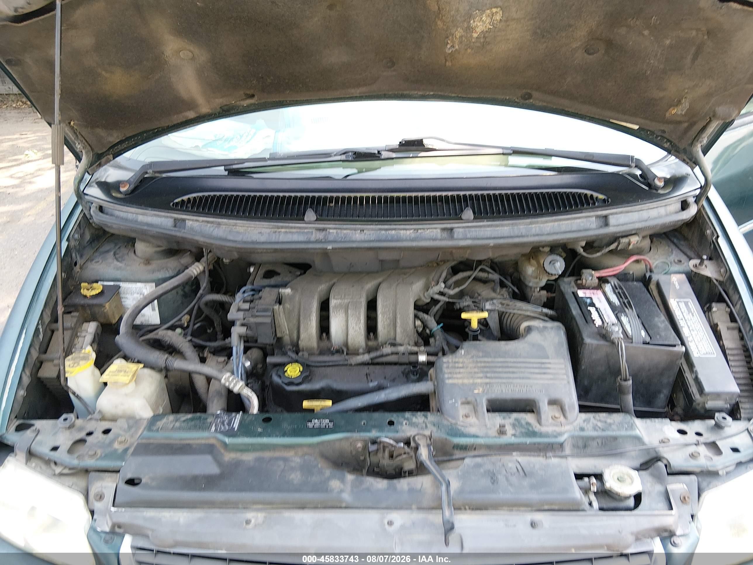 1998 Chrysler Town & Country Lxi Green vin: 1C4GP64LXWB652011