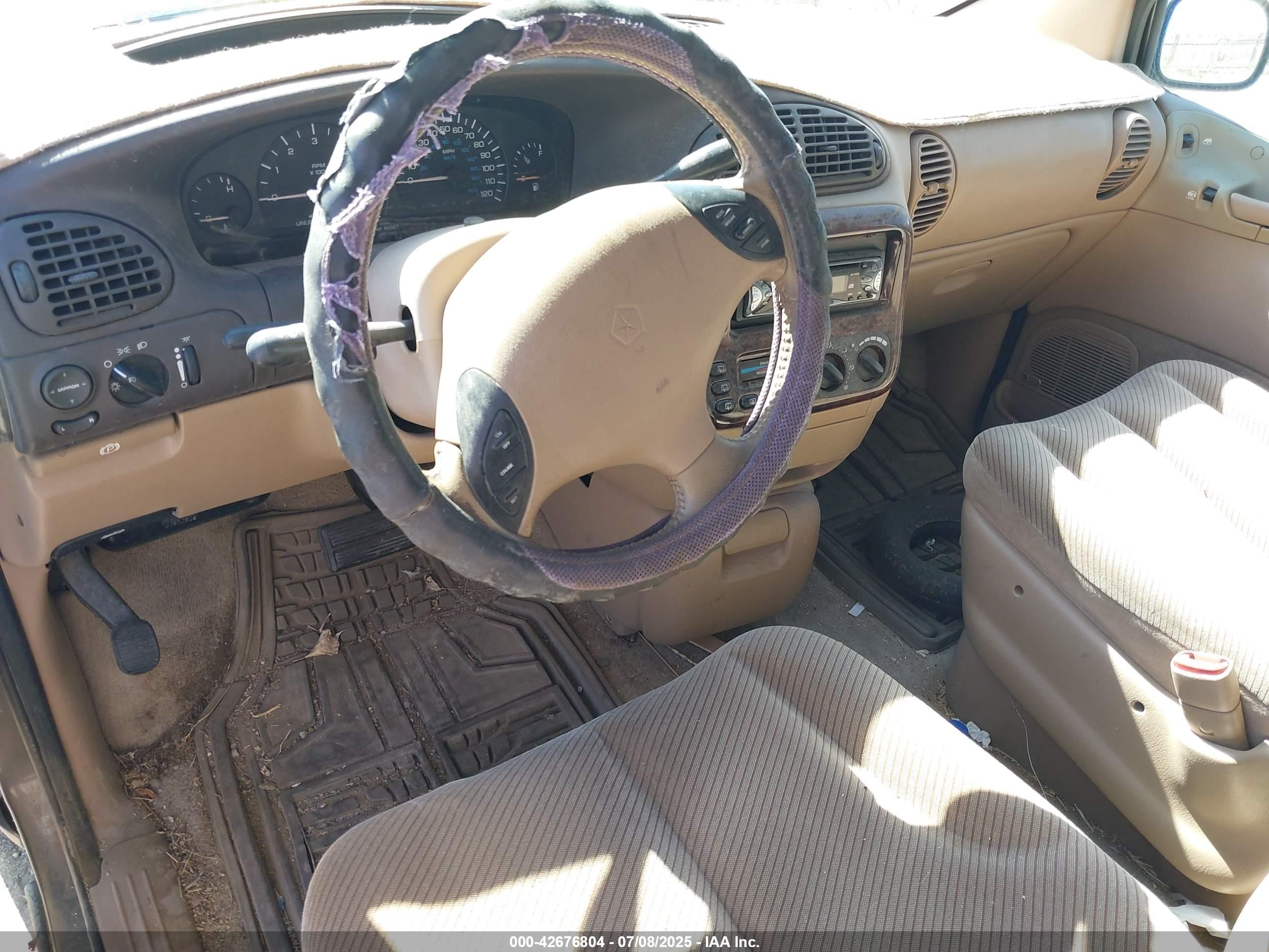 1997 Chrysler Town & Country Lx Бежевый vin: 1C4GT54L3VB427790