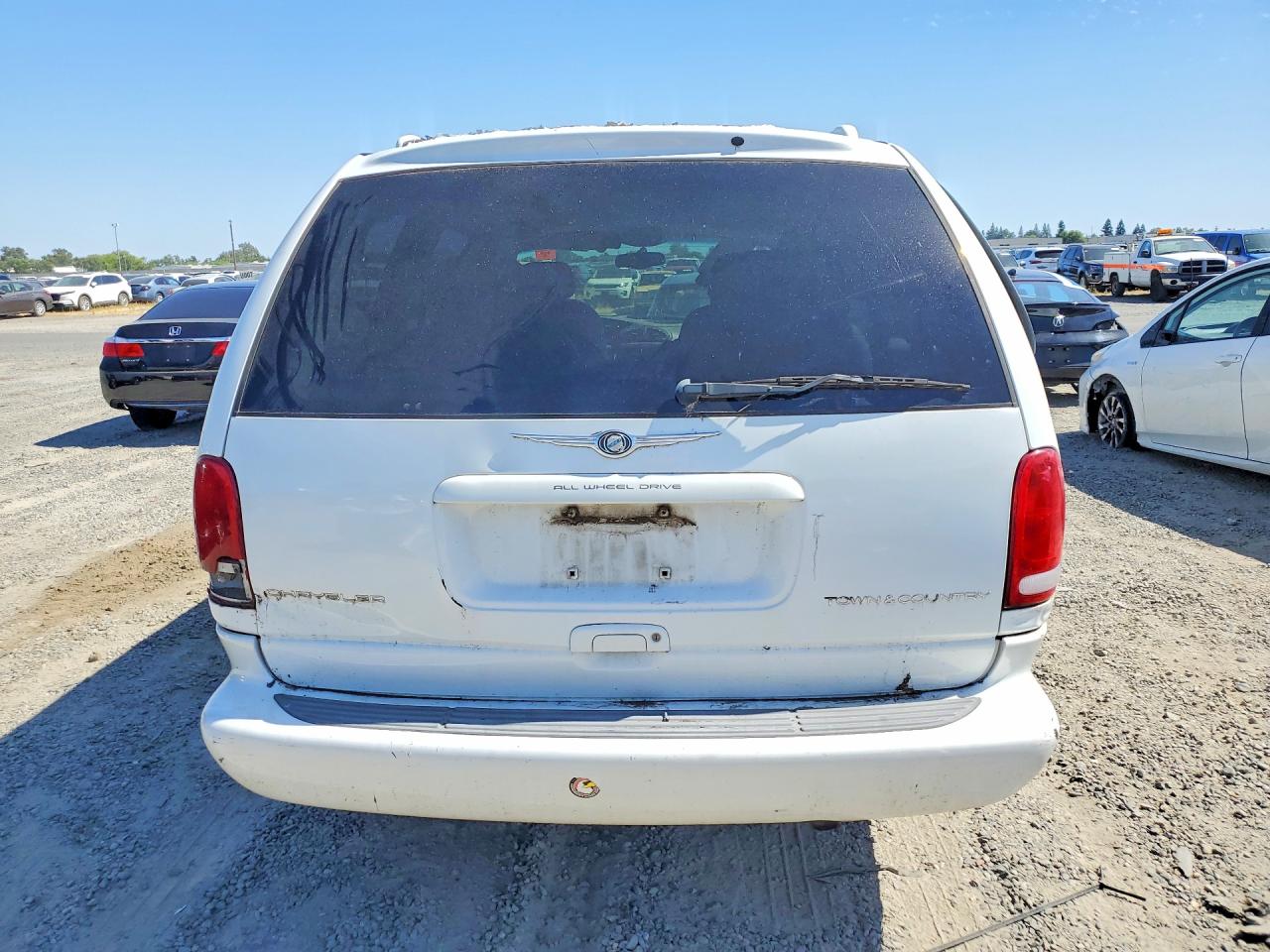 2000 Chrysler Town & Country Limited Белый vin: 1C4GT64L9YB581723