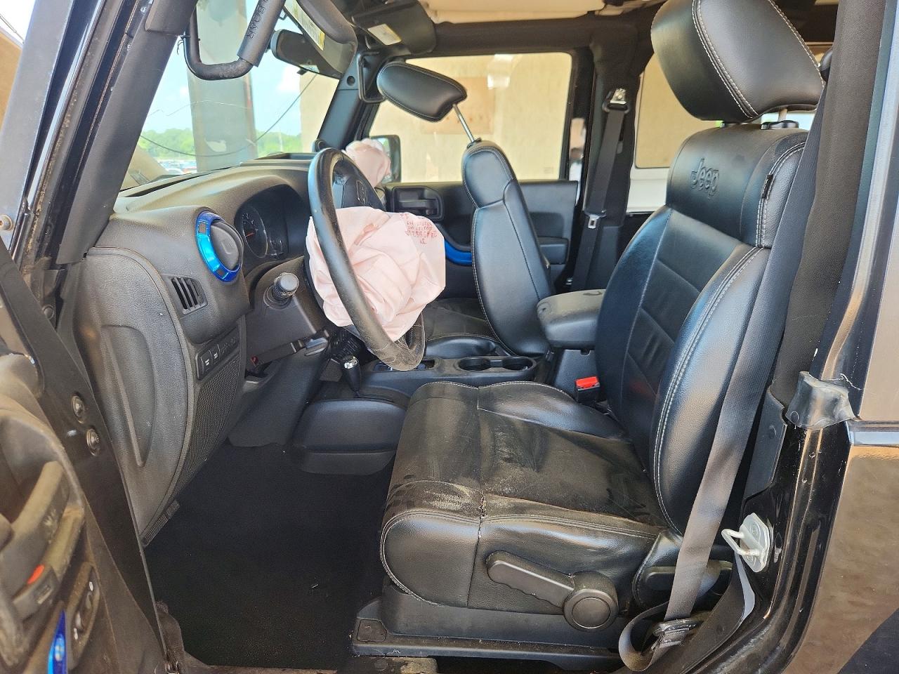 2012 Jeep Wrangler Rubicon Black vin: 1C4HJWCG0CL236078