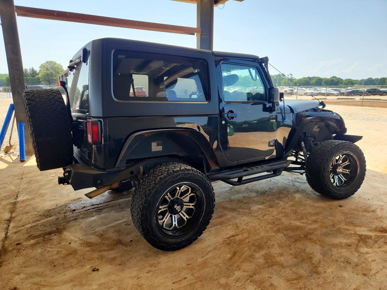 2012 Jeep Wrangler Rubicon Black vin: 1C4HJWCG0CL236078