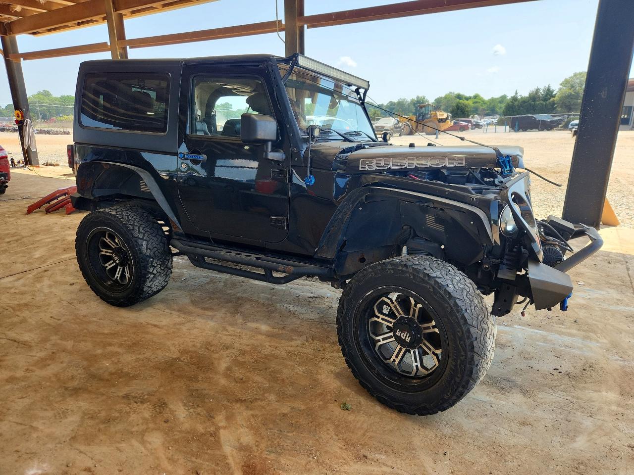2012 Jeep Wrangler Rubicon Black vin: 1C4HJWCG0CL236078