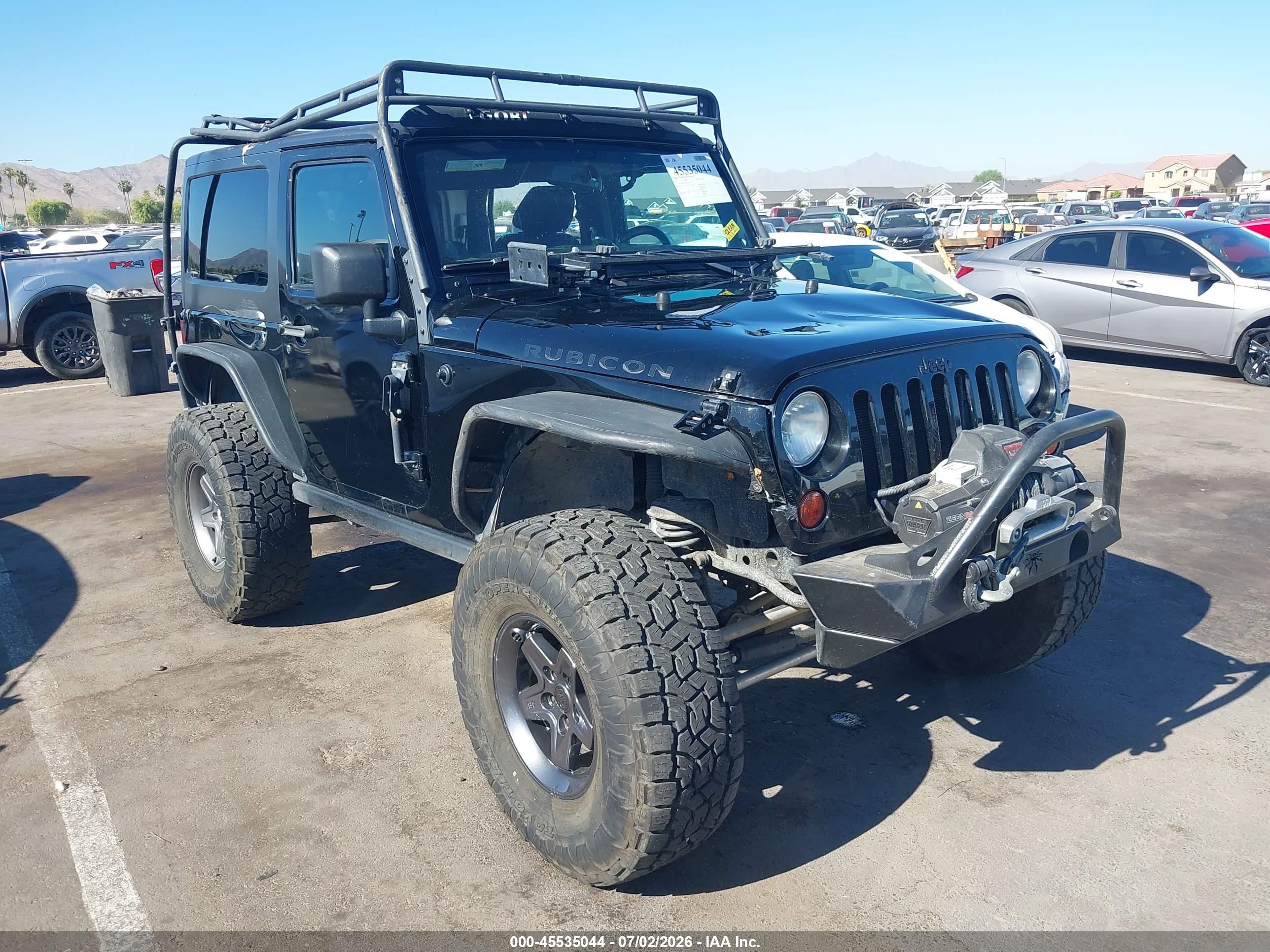 2013 Jeep Wrangler Rubicon Black vin: 1C4HJWCG1DL672536