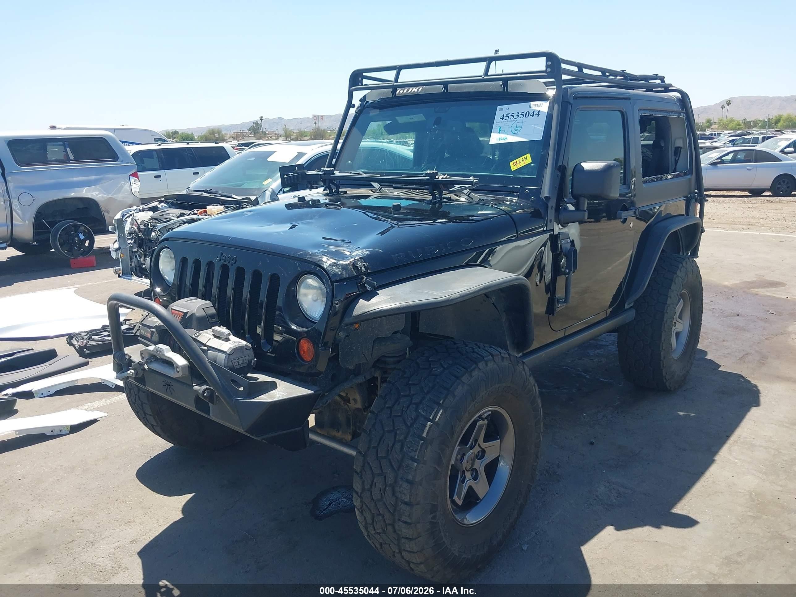 2013 Jeep Wrangler Rubicon Black vin: 1C4HJWCG1DL672536