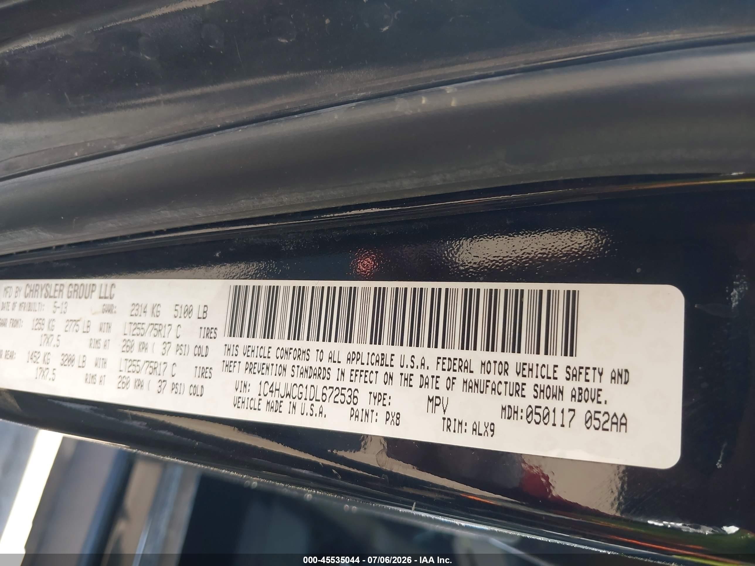 2013 Jeep Wrangler Rubicon Black vin: 1C4HJWCG1DL672536