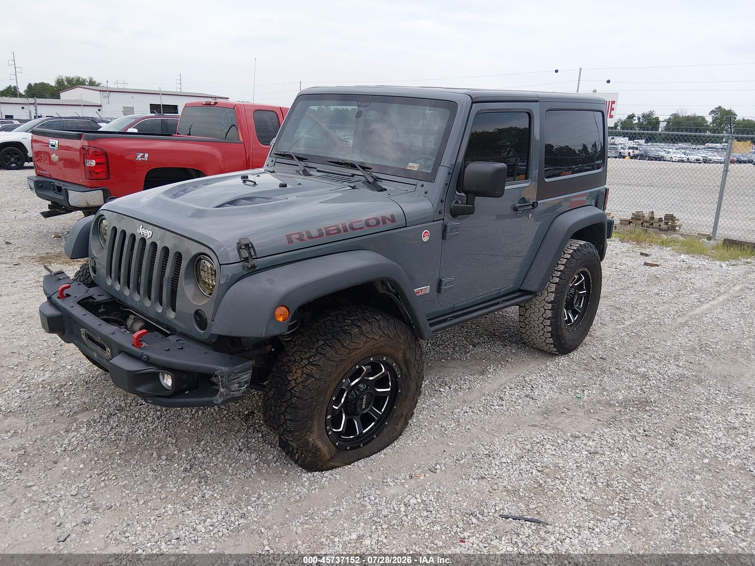 2013 Jeep Wrangler Rubicon 10th Anniversary Gray vin: 1C4HJWCG8DL683792