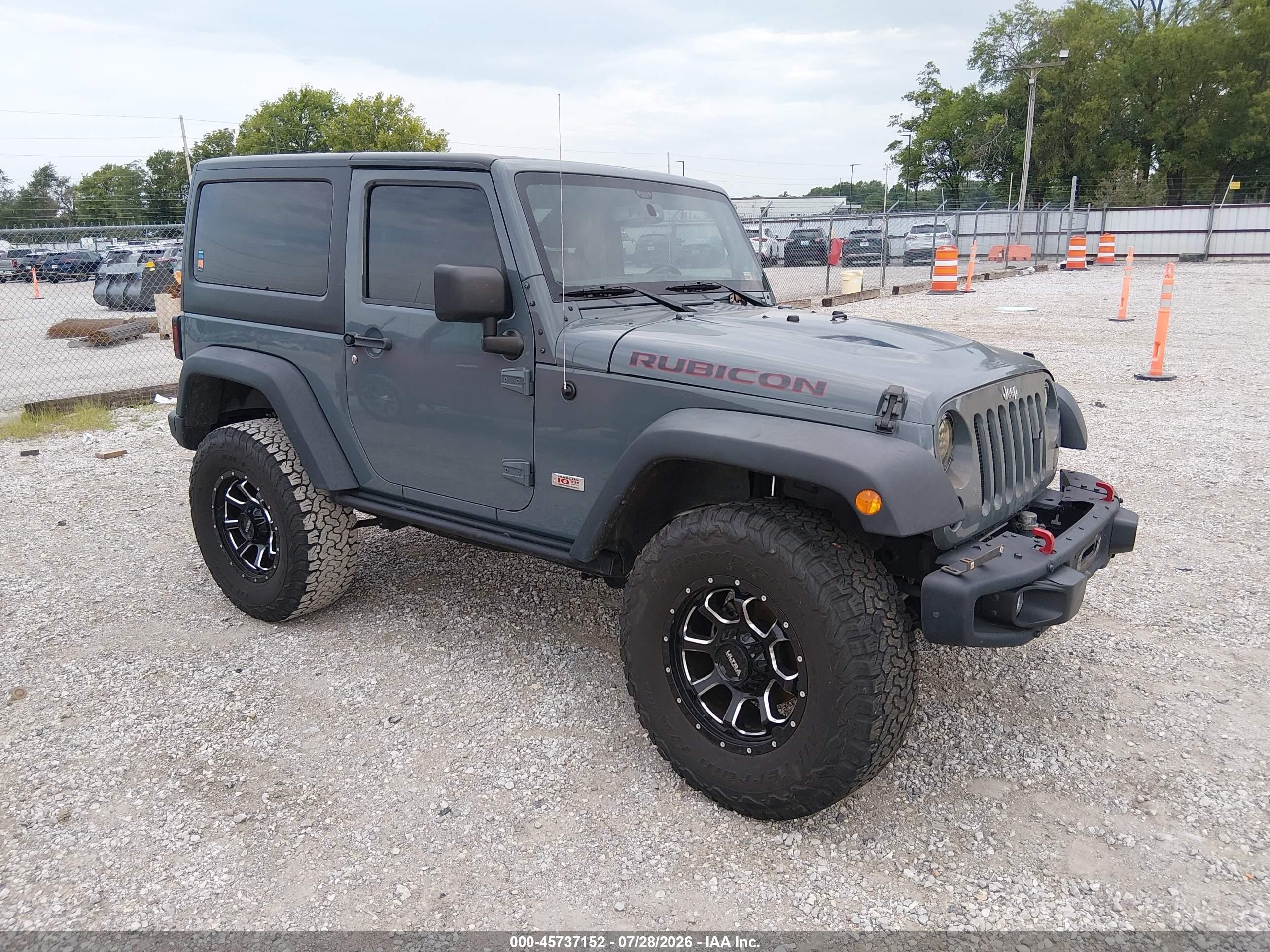 2013 Jeep Wrangler Rubicon 10th Anniversary Серый vin: 1C4HJWCG8DL683792