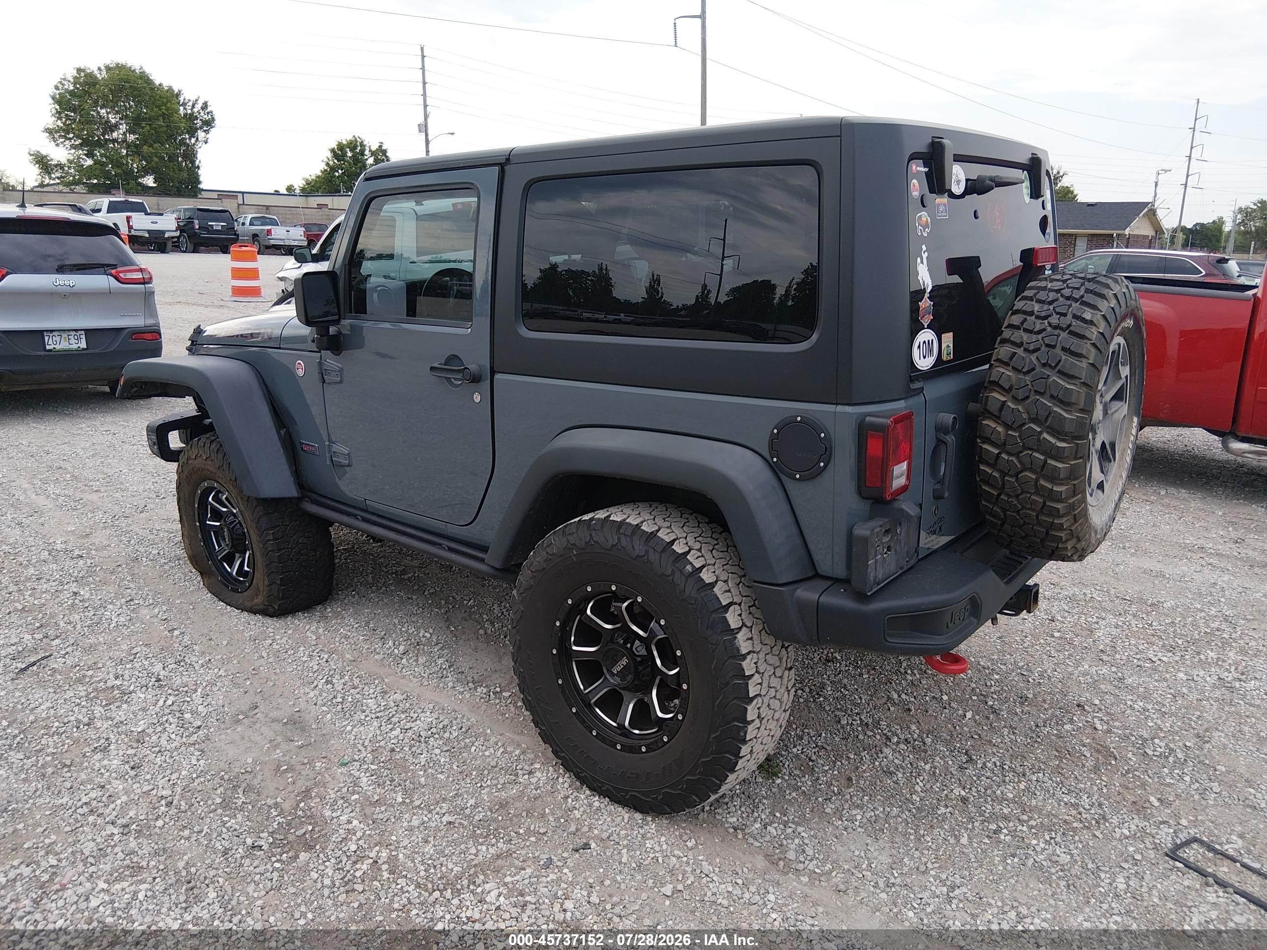 2013 Jeep Wrangler Rubicon 10th Anniversary Gray vin: 1C4HJWCG8DL683792