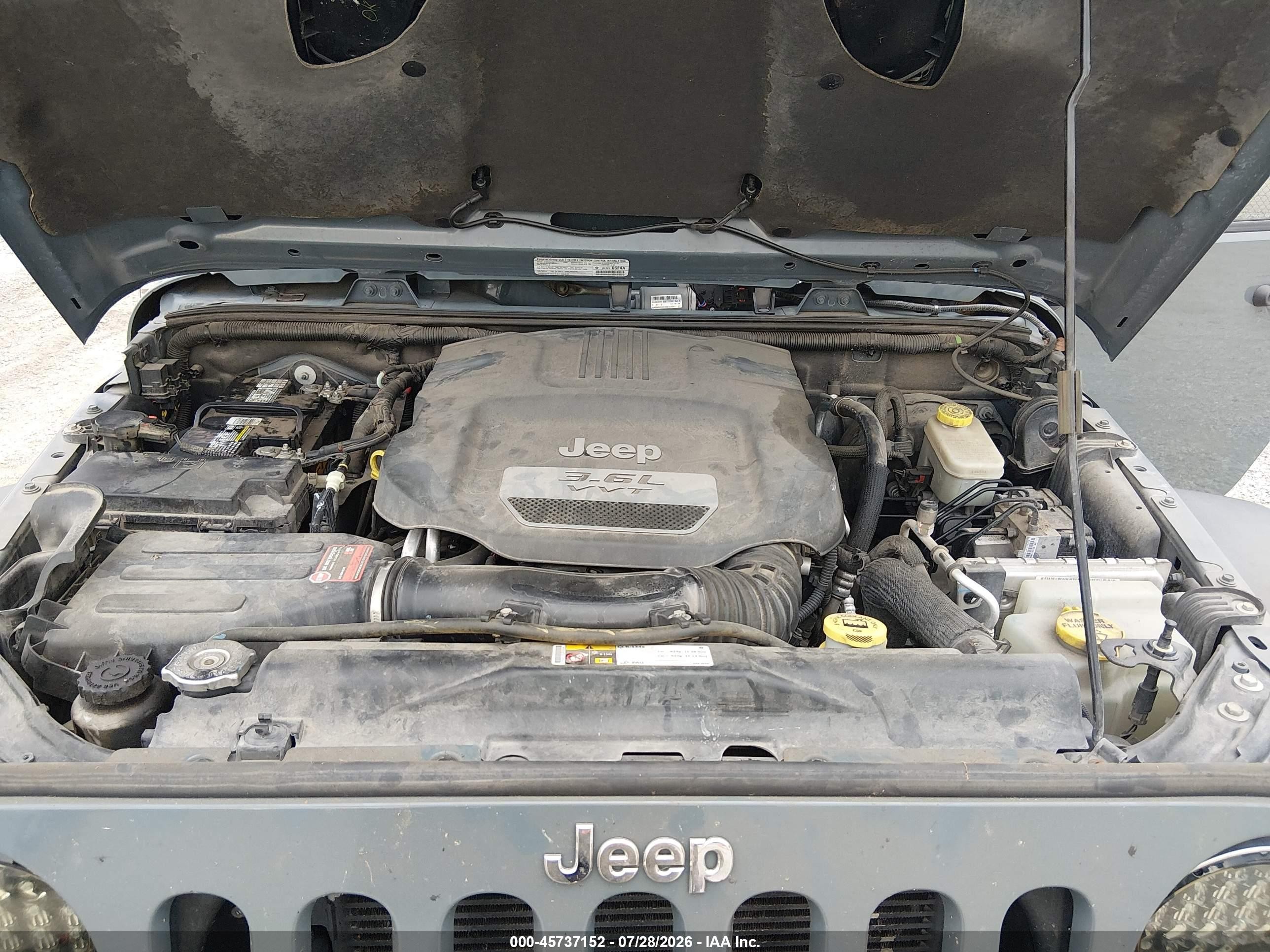 2013 Jeep Wrangler Rubicon 10th Anniversary Gray vin: 1C4HJWCG8DL683792