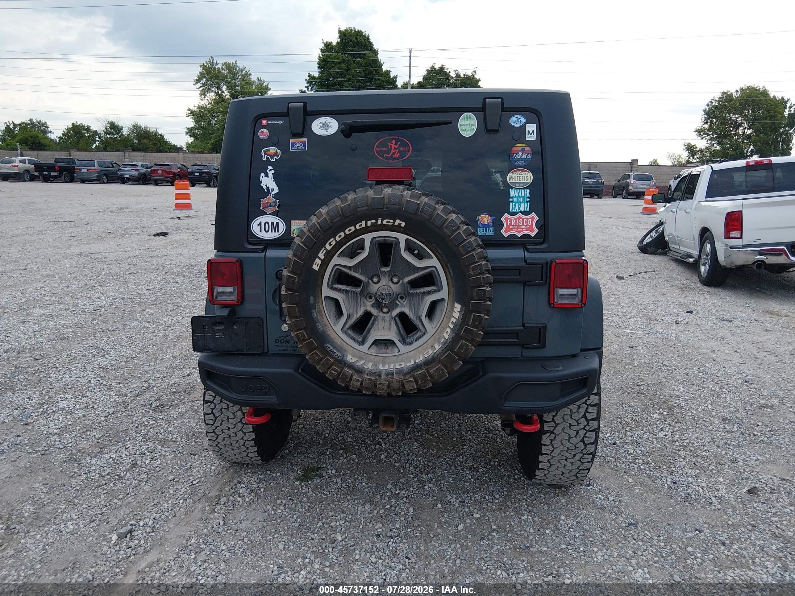 2013 Jeep Wrangler Rubicon 10th Anniversary Gray vin: 1C4HJWCG8DL683792