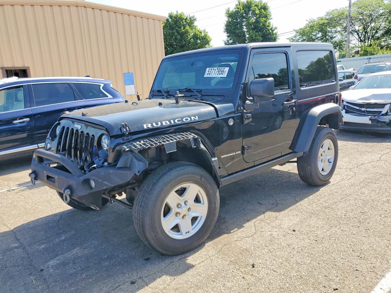 2015 Jeep Wrangler Rubicon Black vin: 1C4HJWCG8FL632800