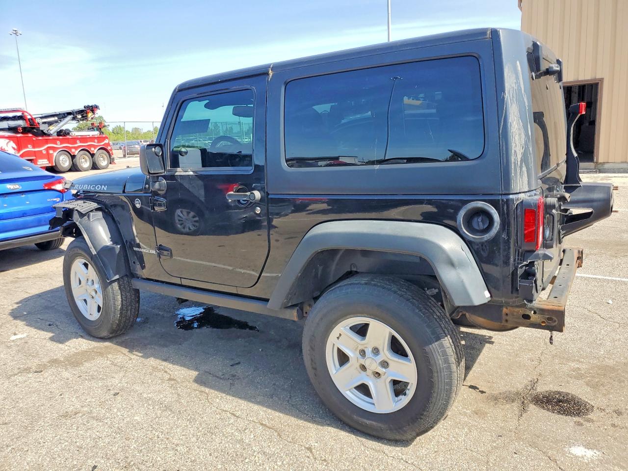 2015 Jeep Wrangler Rubicon Black vin: 1C4HJWCG8FL632800
