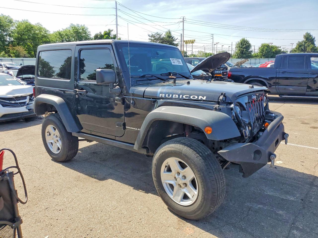 2015 Jeep Wrangler Rubicon Black vin: 1C4HJWCG8FL632800