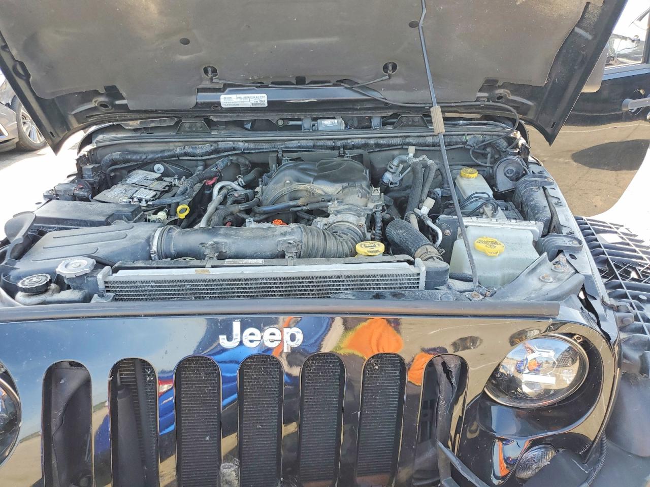 2015 Jeep Wrangler Rubicon Black vin: 1C4HJWCG8FL632800
