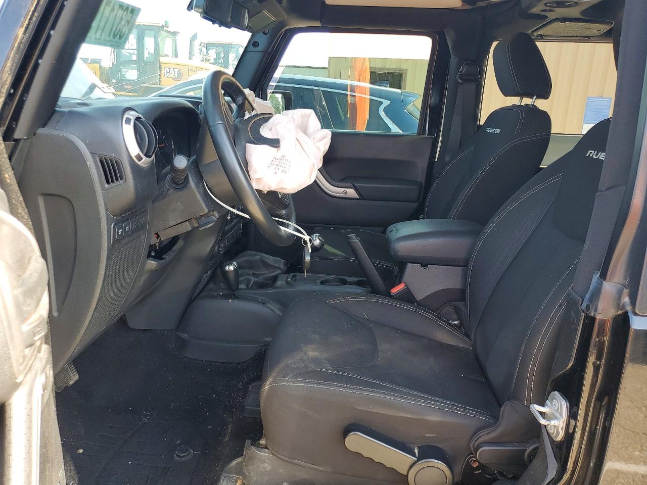2015 Jeep Wrangler Rubicon Black vin: 1C4HJWCG8FL632800