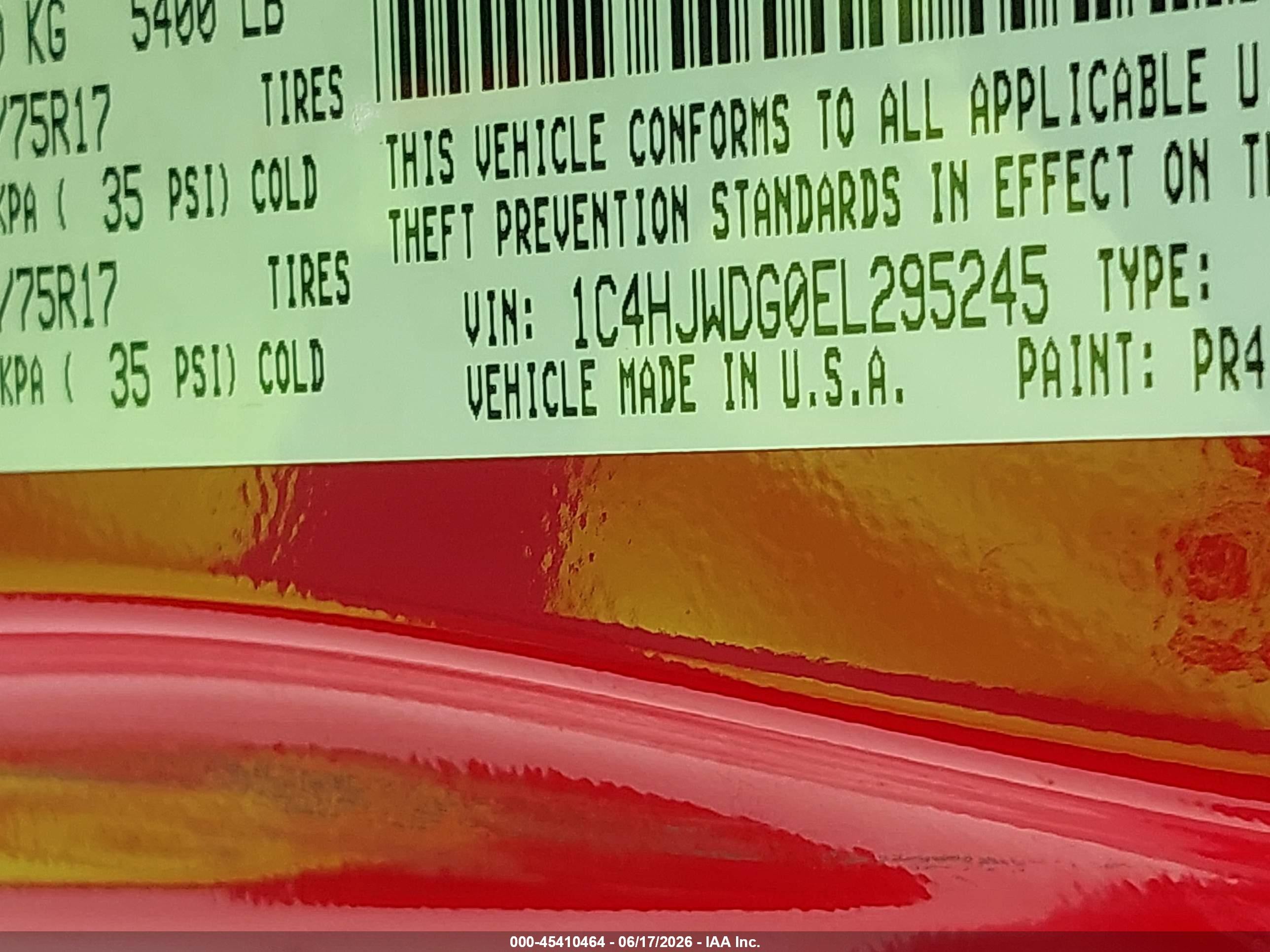 2014 Jeep Wrangler Unlimited Sport Red vin: 1C4HJWDG0EL295245