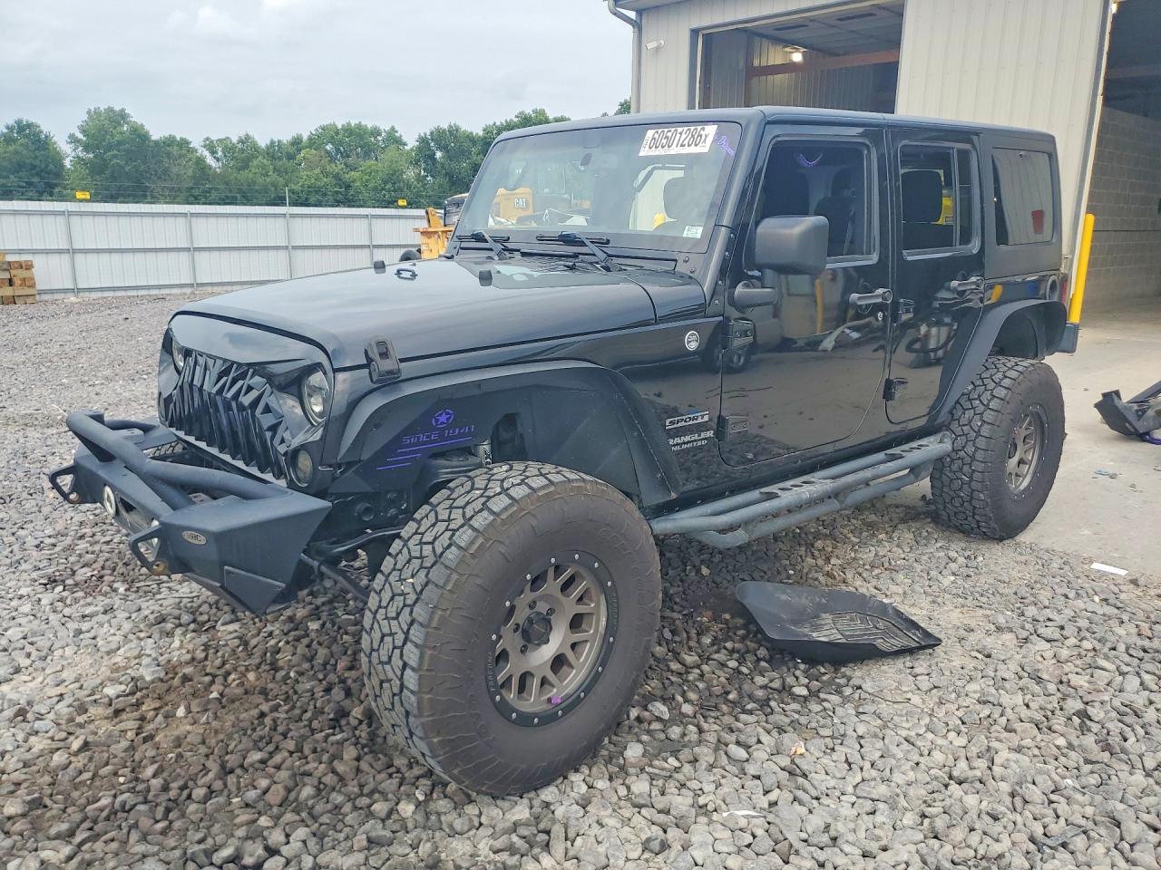 2015 Jeep Wrangler Unlimited Sport Black vin: 1C4HJWDG0FL532298