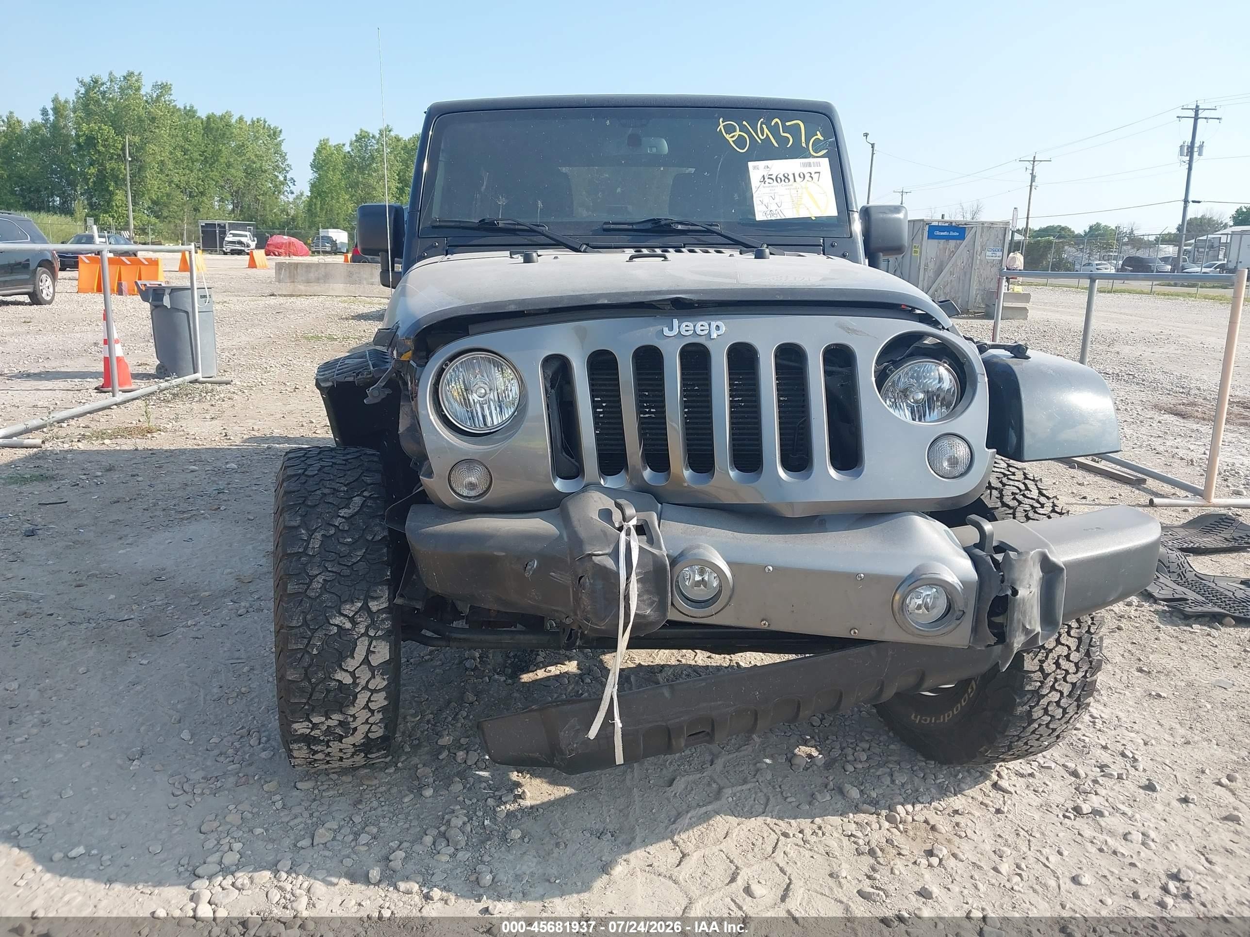2015 Jeep Wrangler Unlimited Freedom Edition Black vin: 1C4HJWDG0FL568542