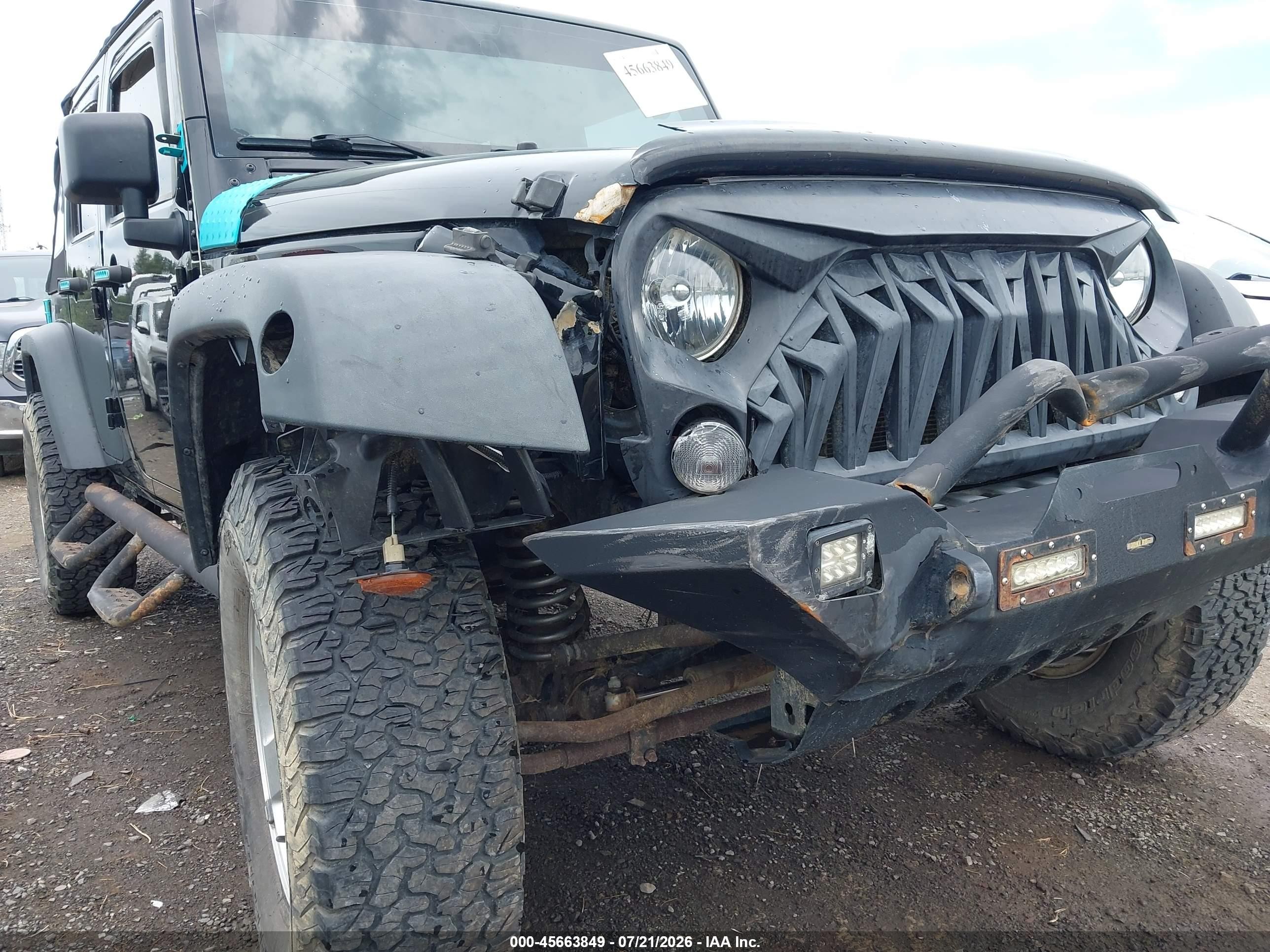 2015 Jeep Wrangler Unlimited Sport Black vin: 1C4HJWDG0FL688423