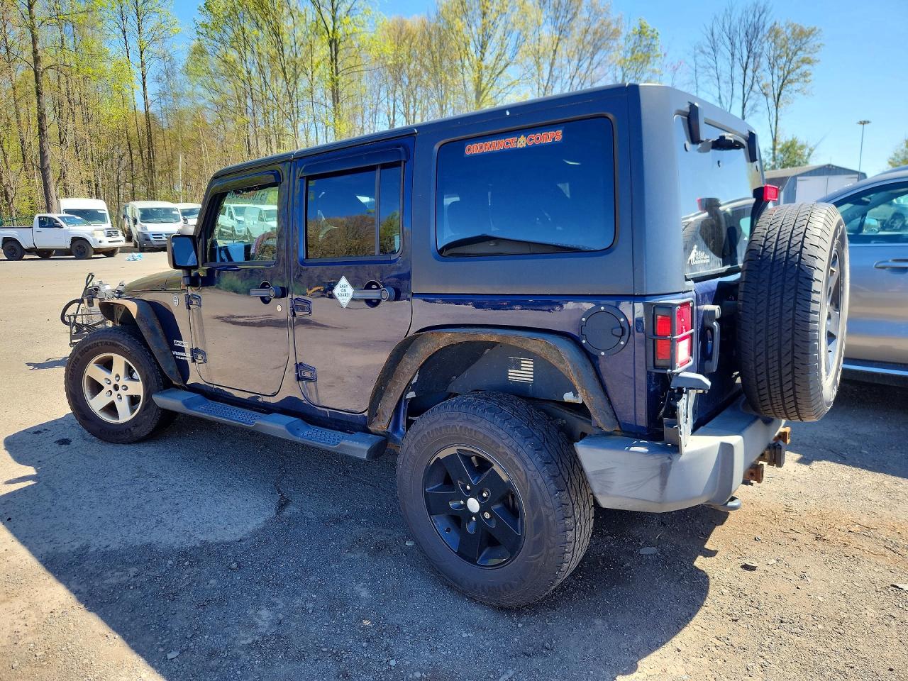 2013 Jeep Wrangler Unlimited Sport Blue vin: 1C4HJWDG1DL503082