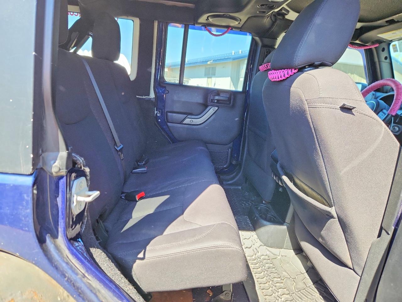 2013 Jeep Wrangler Unlimited Sport Blue vin: 1C4HJWDG1DL503082