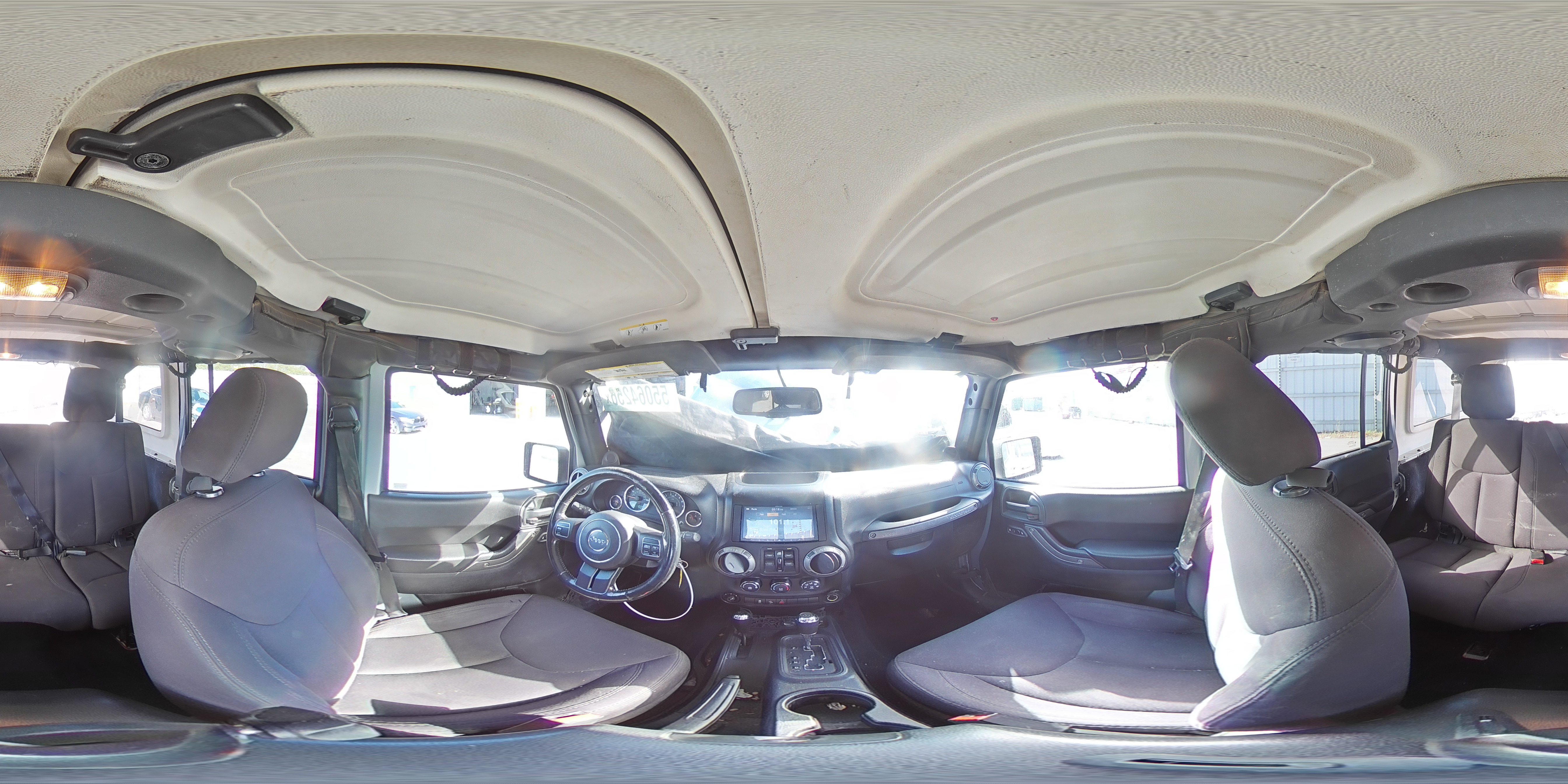 2014 Jeep Wrangler Unlimited Sport Gray vin: 1C4HJWDG2EL221311